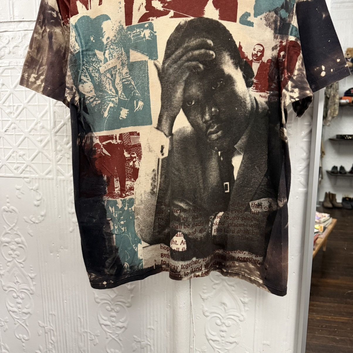 Vintage vintage martin luther king MLK Mosquitohead tshirt tee Size US XL / EU 56 / 4 - 3 Thumbnail