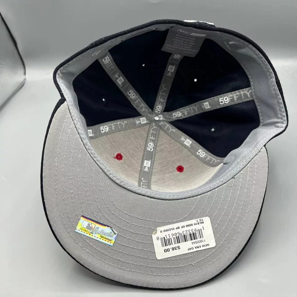 New Era Cleveland Indians Guardians Hat Men 7 Fitted Cap New Size ONE SIZE - 4 Thumbnail