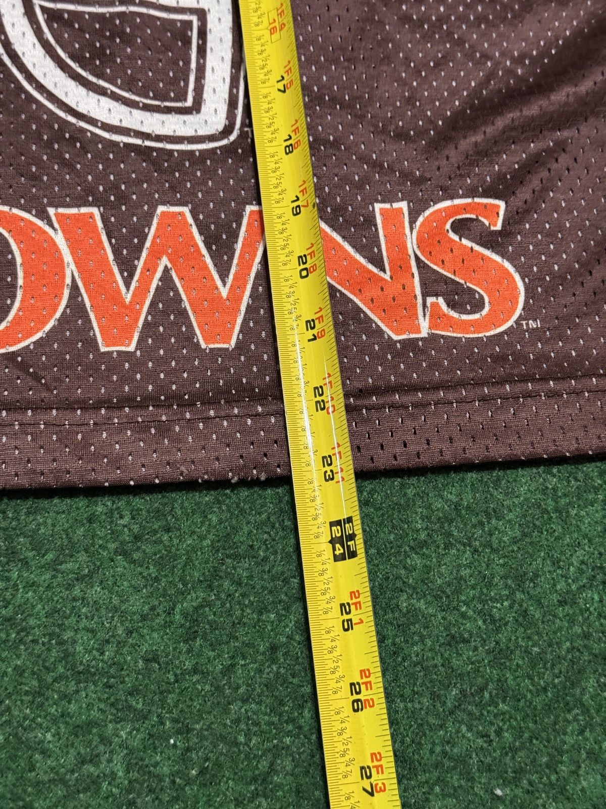 Wilson Vintage Cleveland Browns 80s 90s Wilson Cropped Boxy Jersey Size US XL / EU 56 / 4 - 7 Thumbnail