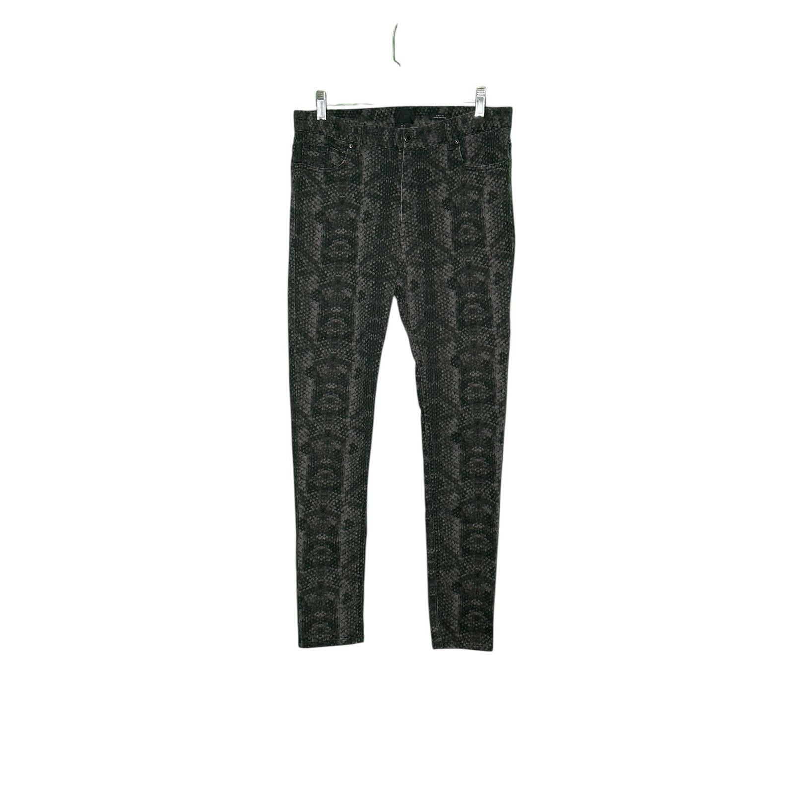H&M H&M gray snake print skinny fit jeans size 31 Size 32" / US 10 / IT 46 - 7 Thumbnail