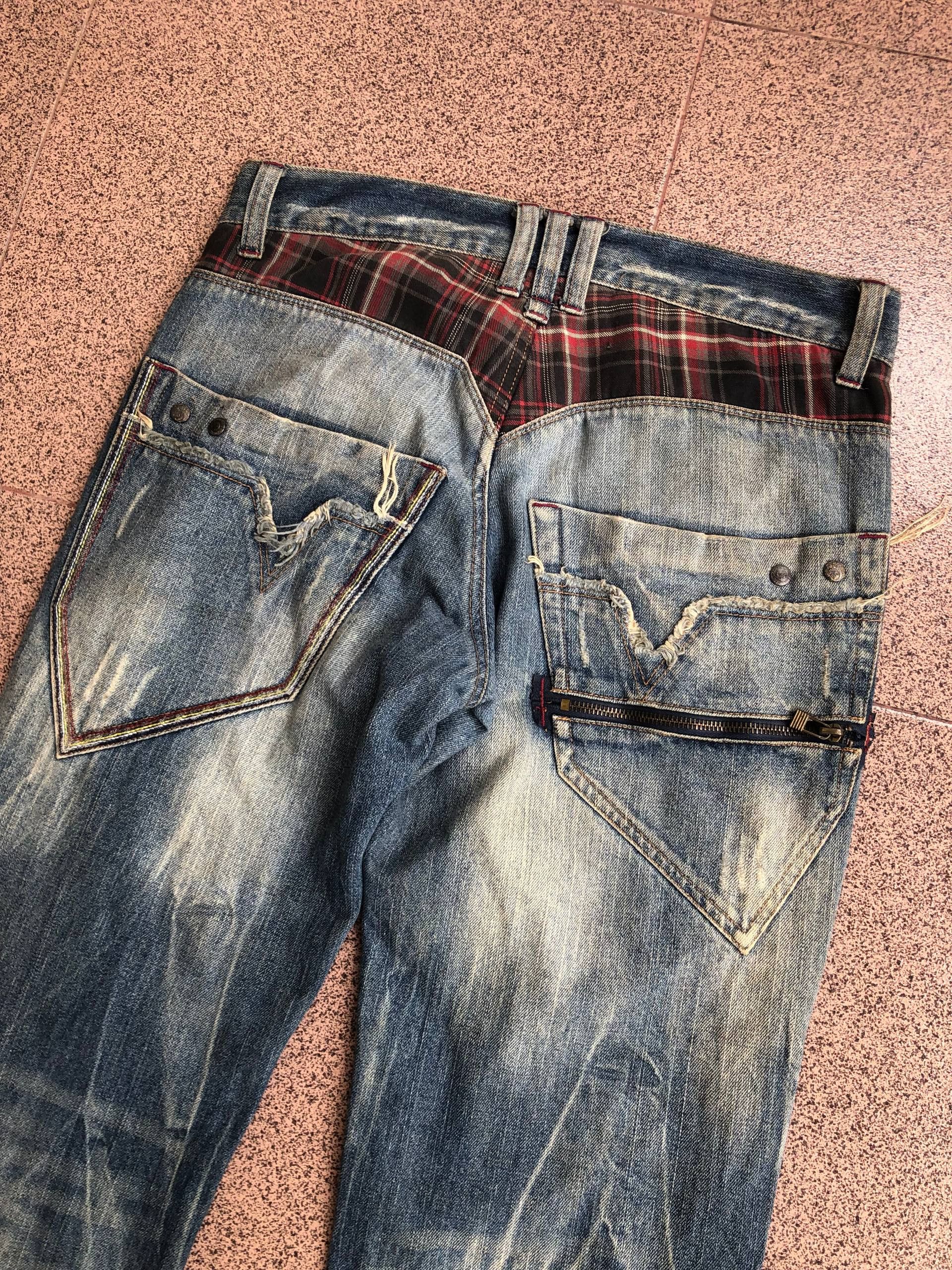 If Six Was Nine 2000s Flared Fading Jeans Vkei style Y2k Japanese Size US 30 / EU 46 - 8 Thumbnail
