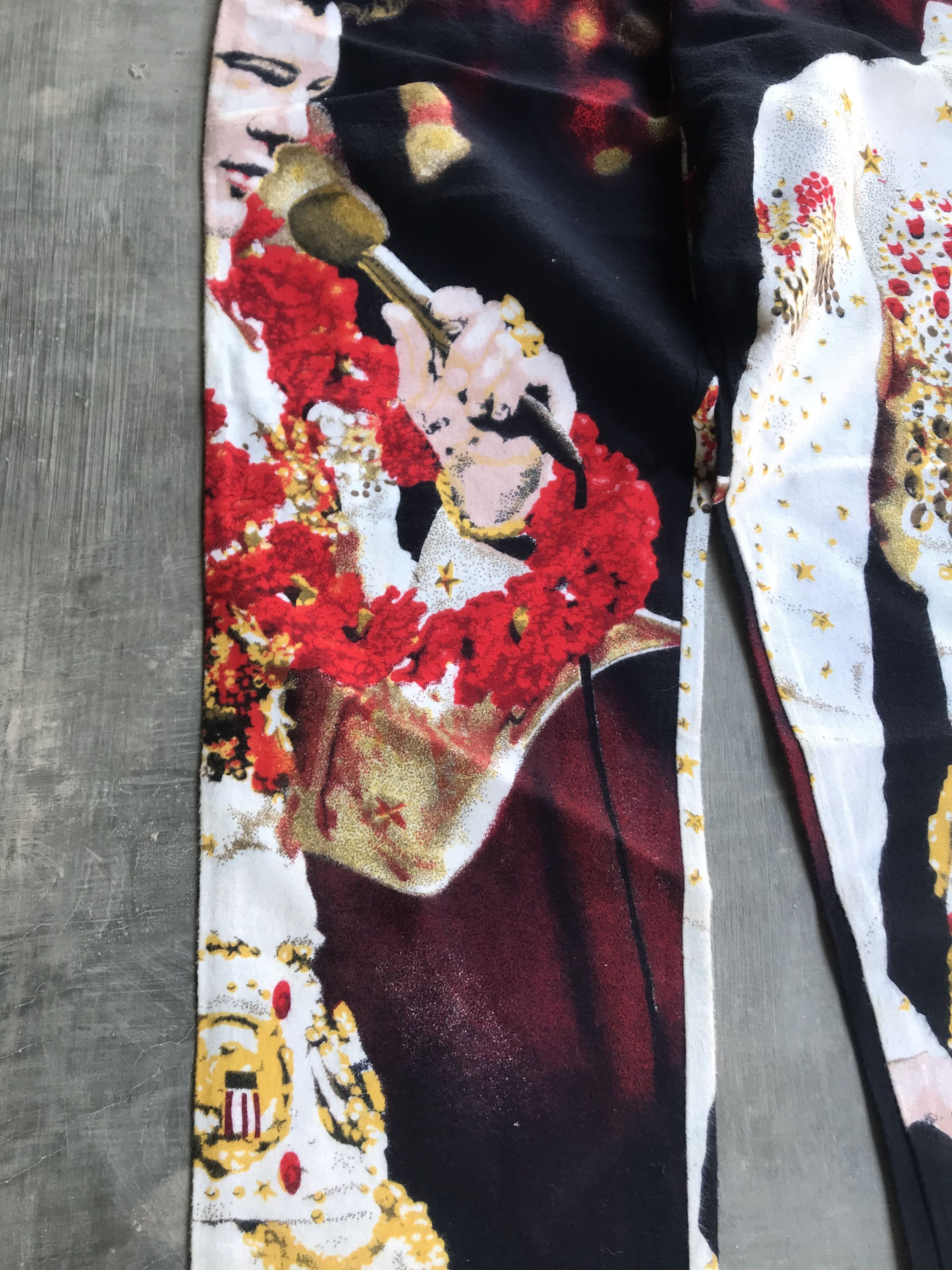 Tripp NYC Tripp NYC Elvis Presley Full Print Pants Size US 33 - 6 Thumbnail