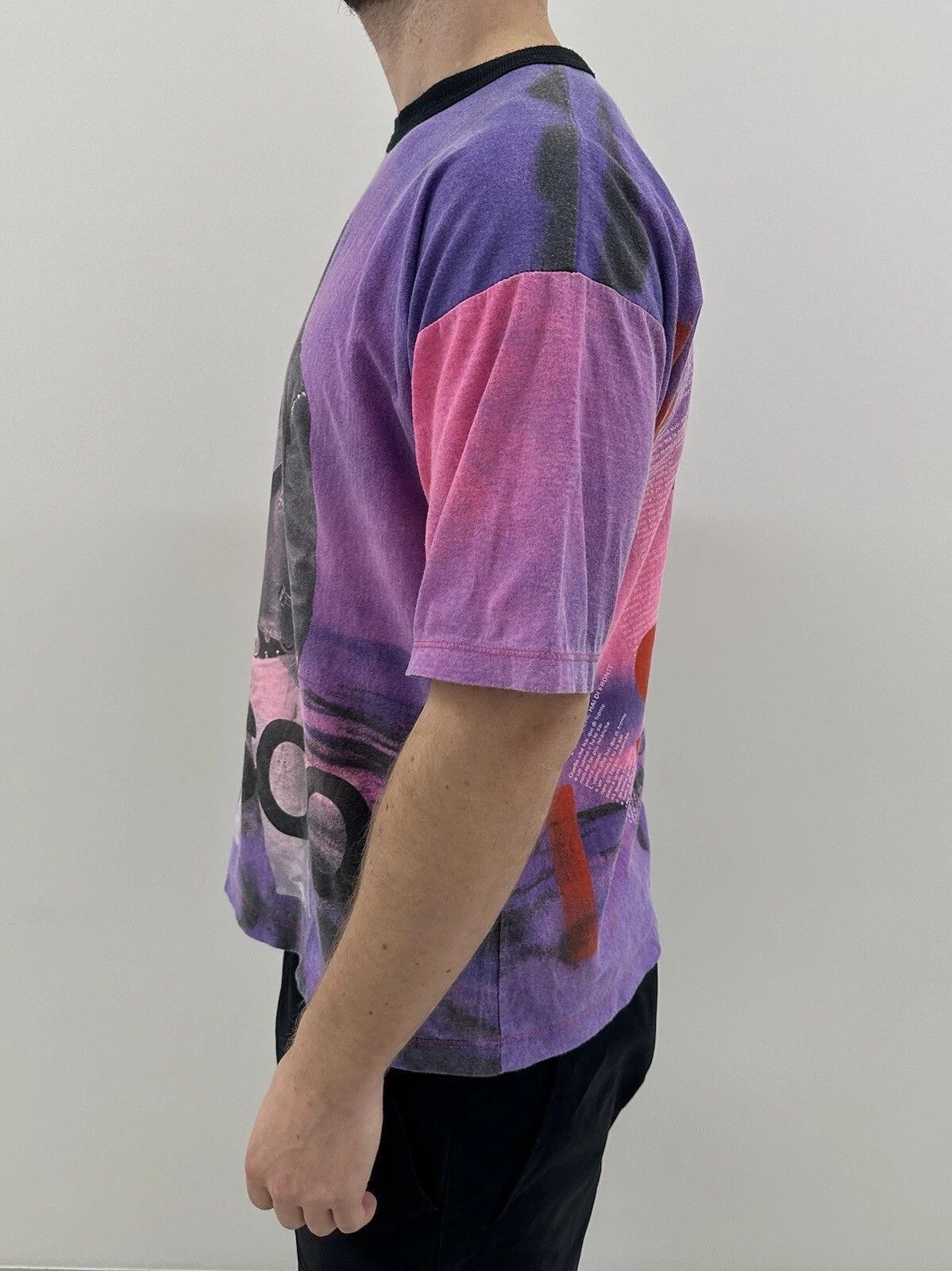 Vintage Vasco Rossi Music Vintage 1990s 90's Print Graphic Shirt Size US L / EU 52-54 / 3 - 9 Thumbnail