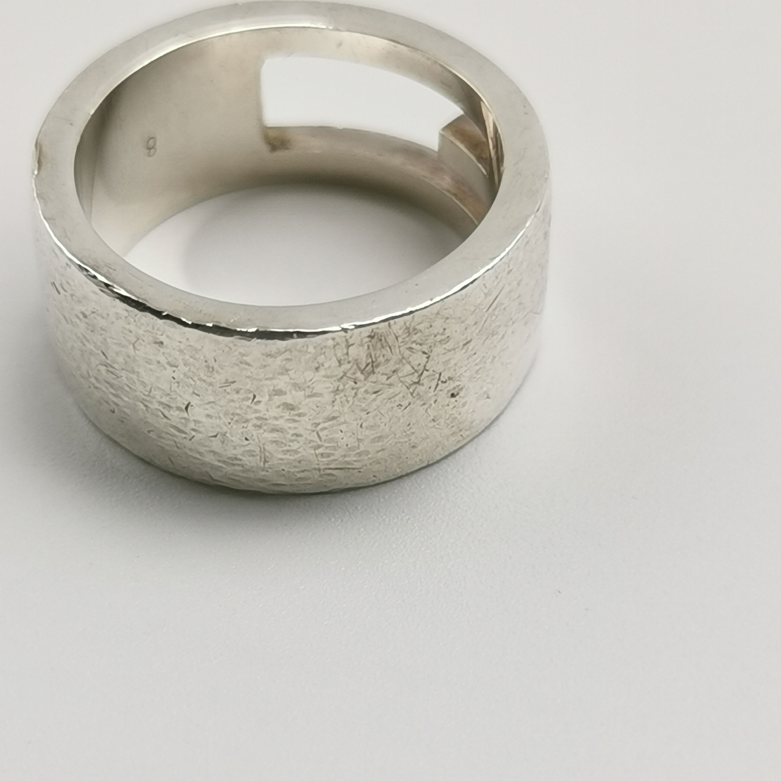 Gucci Gucci S925 Hollow G Logo Ring Size 9 -z2505 Size ONE SIZE - 8 Thumbnail