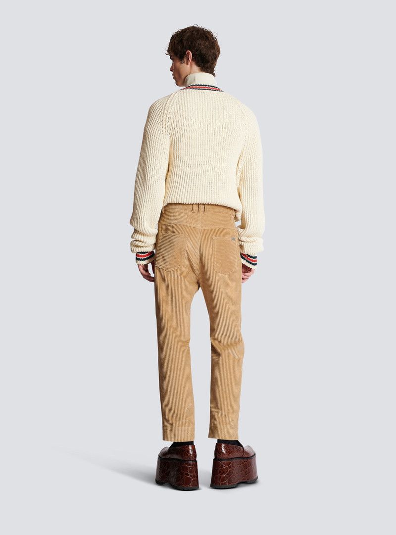 Balmain o1y0426 Casual Pant in Beige Size US 33 - 4 Thumbnail
