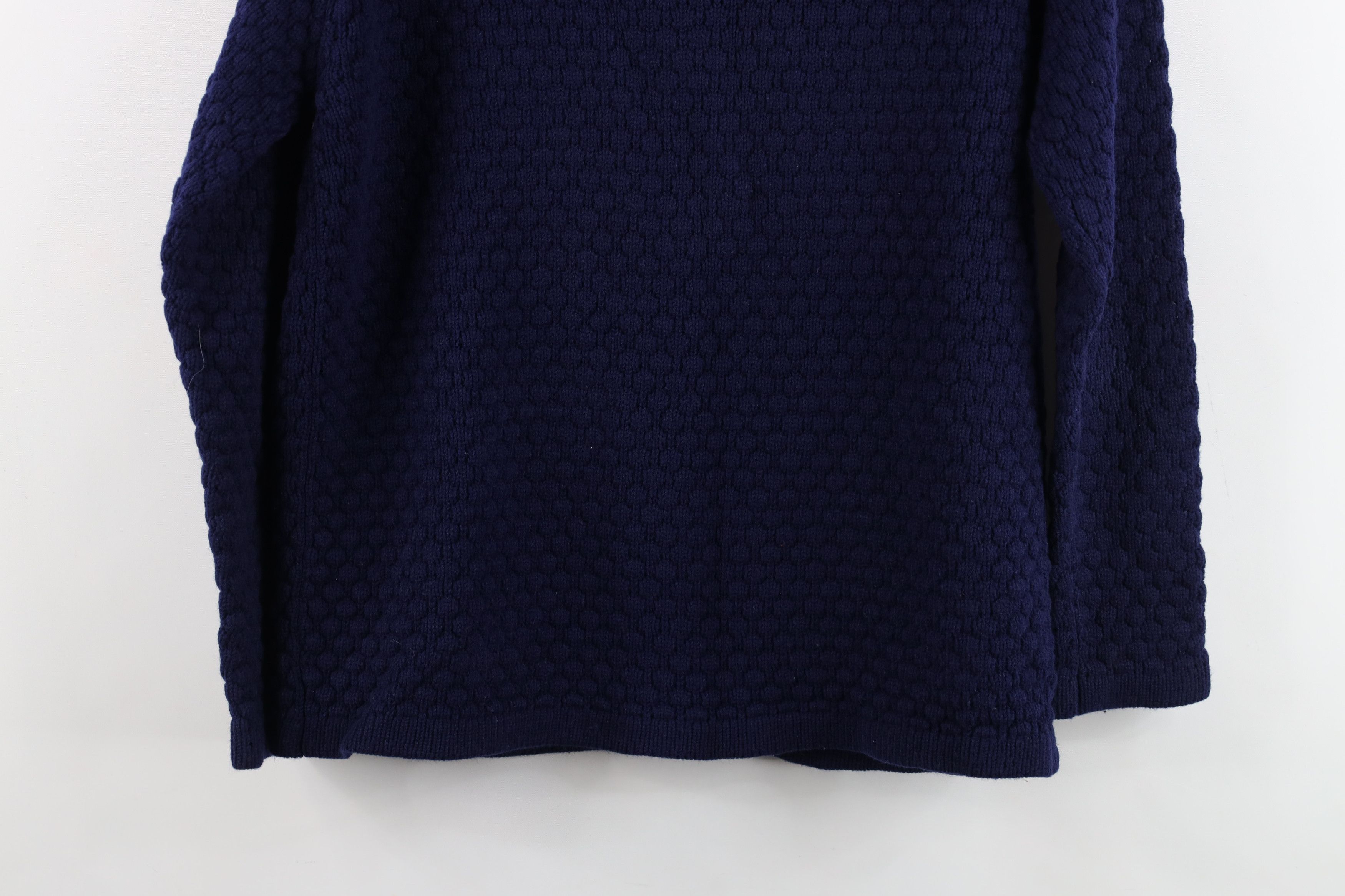 Vintage Vintage60s Streetwear Textured Cardigan Sweater Blue USA Size M / US 6-8 / IT 42-44 - 11 Thumbnail