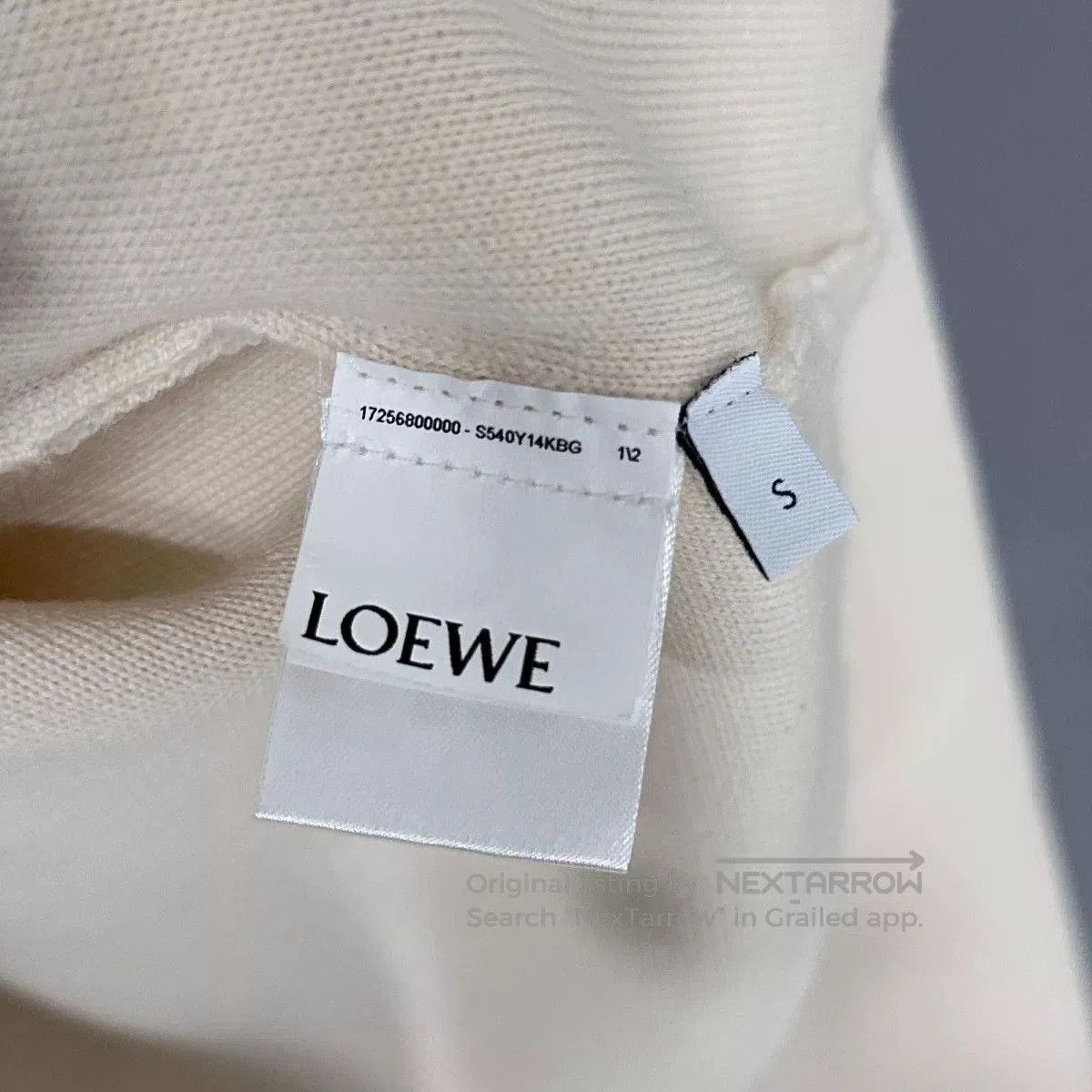 Loewe loewe white logo sweater size S. Size S / US 4 / IT 40 - 5 Thumbnail