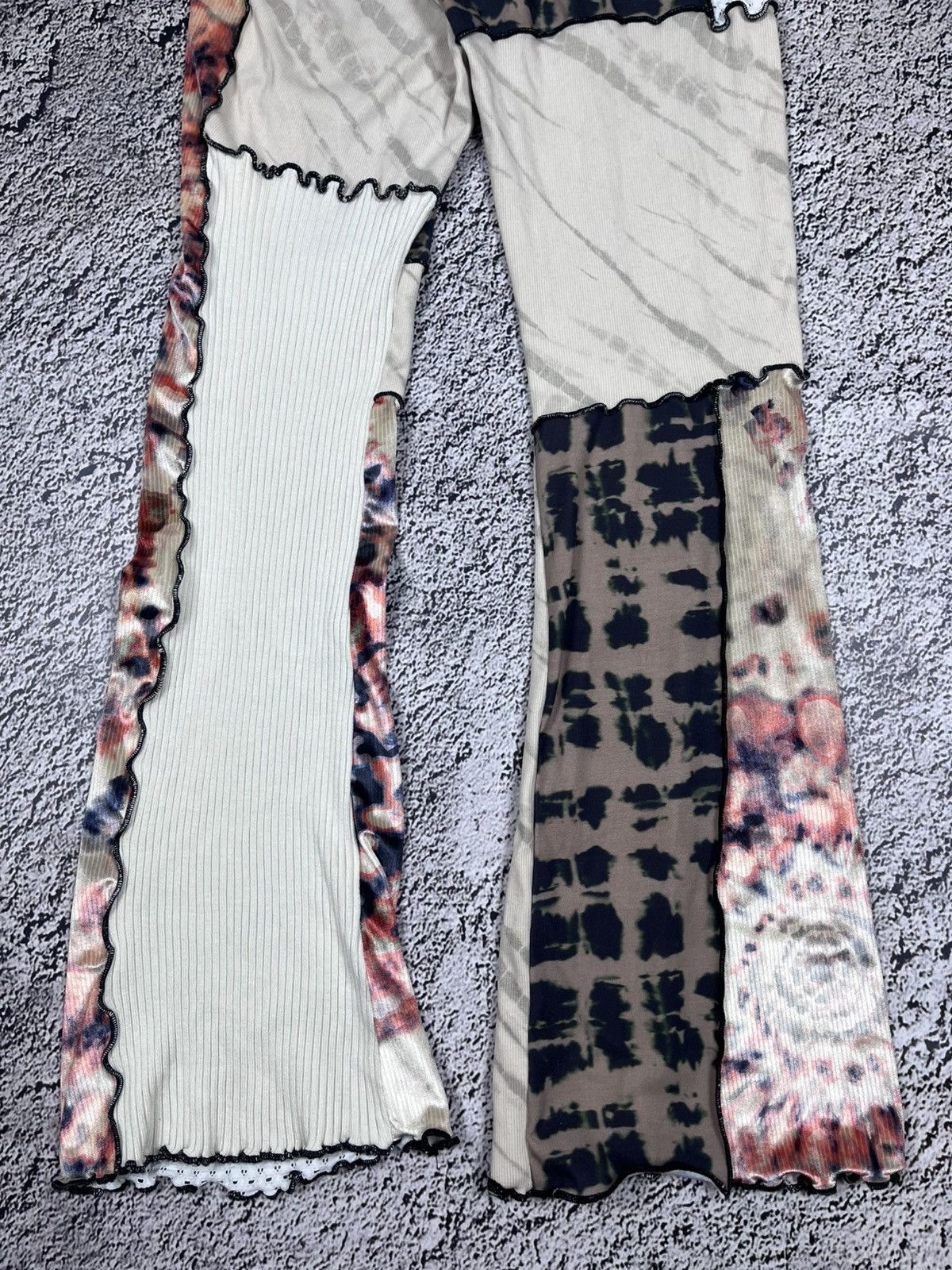 Jaded London Vintage Y2K Jaded London Patchwork knit pants leggins Size 28" / US 6 / IT 42 - 6 Thumbnail