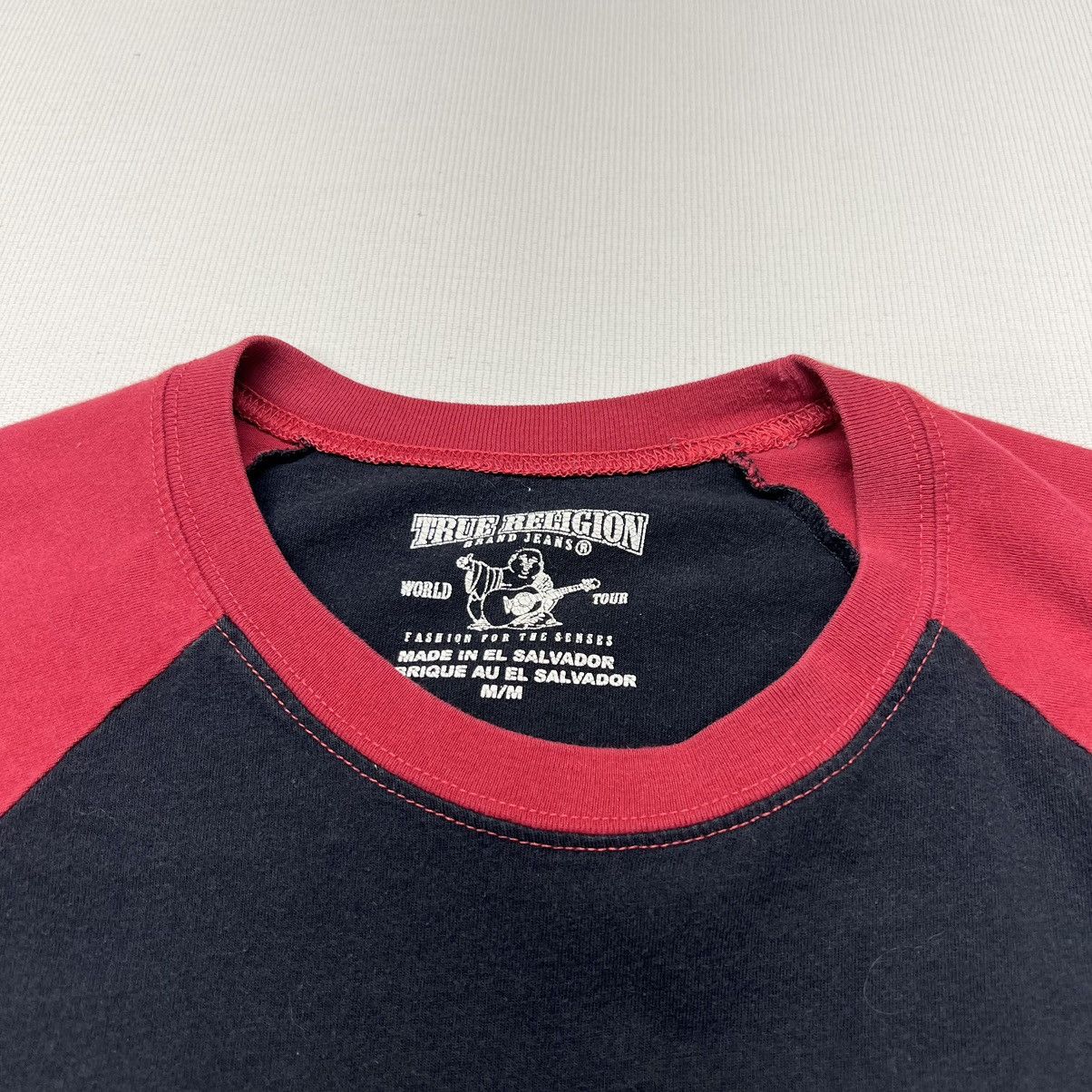 True Religion True Religion Tee Shirt Black Red Graphic Short Sleeve Jeans Size US M / EU 48-50 / 2 - 4 Thumbnail