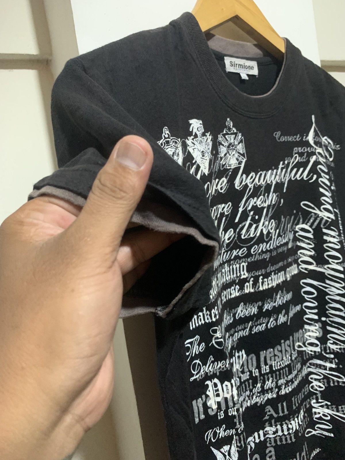 14th Addiction Japanese Sirmione Double Layer Seditionaries Poem Tee Shirt Size US M / EU 48-50 / 2 - 3 Thumbnail