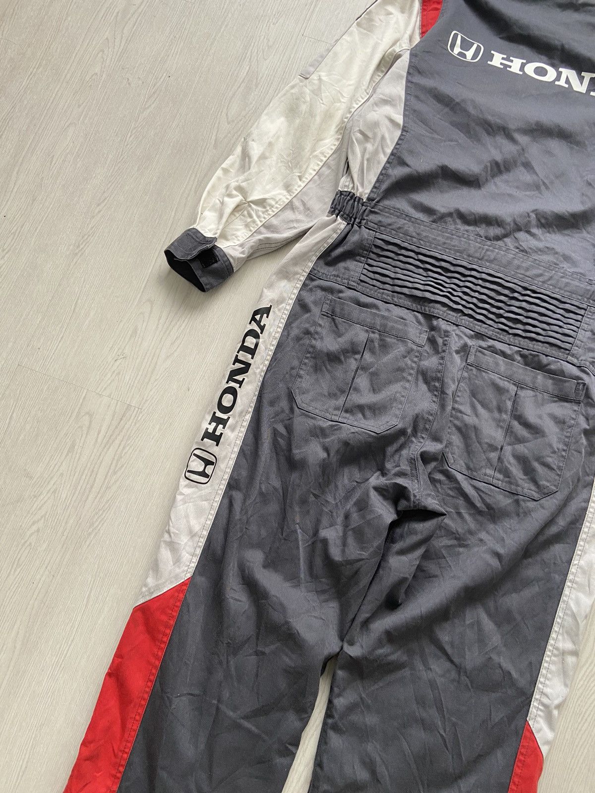 Honda × Sports Specialties Vintage 1990’s Honda Racing Service Man Coverall Size US 34 / EU 50 - 9 Thumbnail
