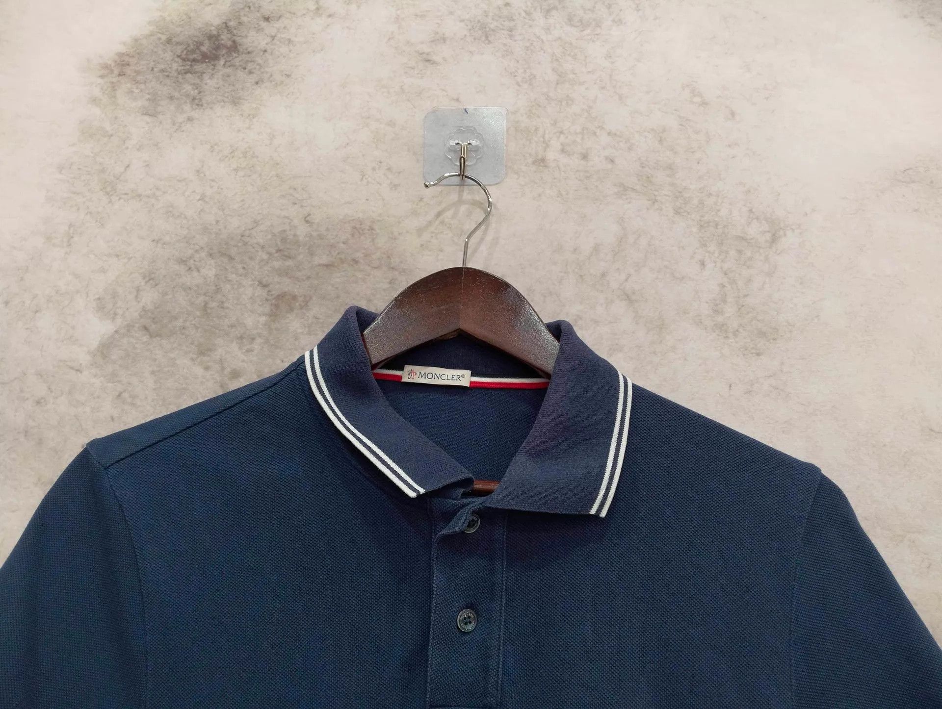 Moncler Moncler Navy short-sleeve Polo S Size US S / EU 44-46 / 1 - 6 Thumbnail