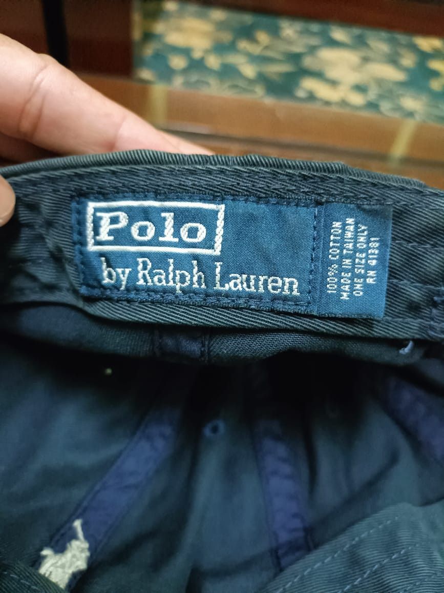 Polo Ralph Lauren × Ralph Lauren Polo Ralph Lauren Small Pony Faded Hat Leather Strap Size ONE SIZE - 6 Thumbnail