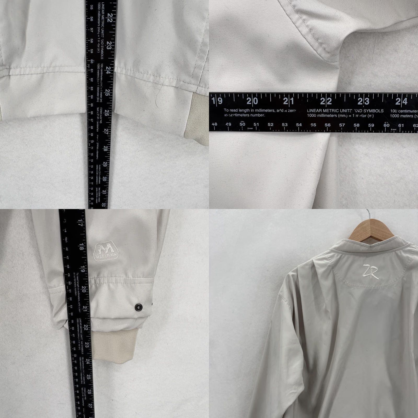 Vintage Zero Restriction Jacket Womens M Gray 1/4 Zip Golf Windshirt Pullover NWT Shirt Size M / US 6-8 / IT 42-44 - 8 Thumbnail