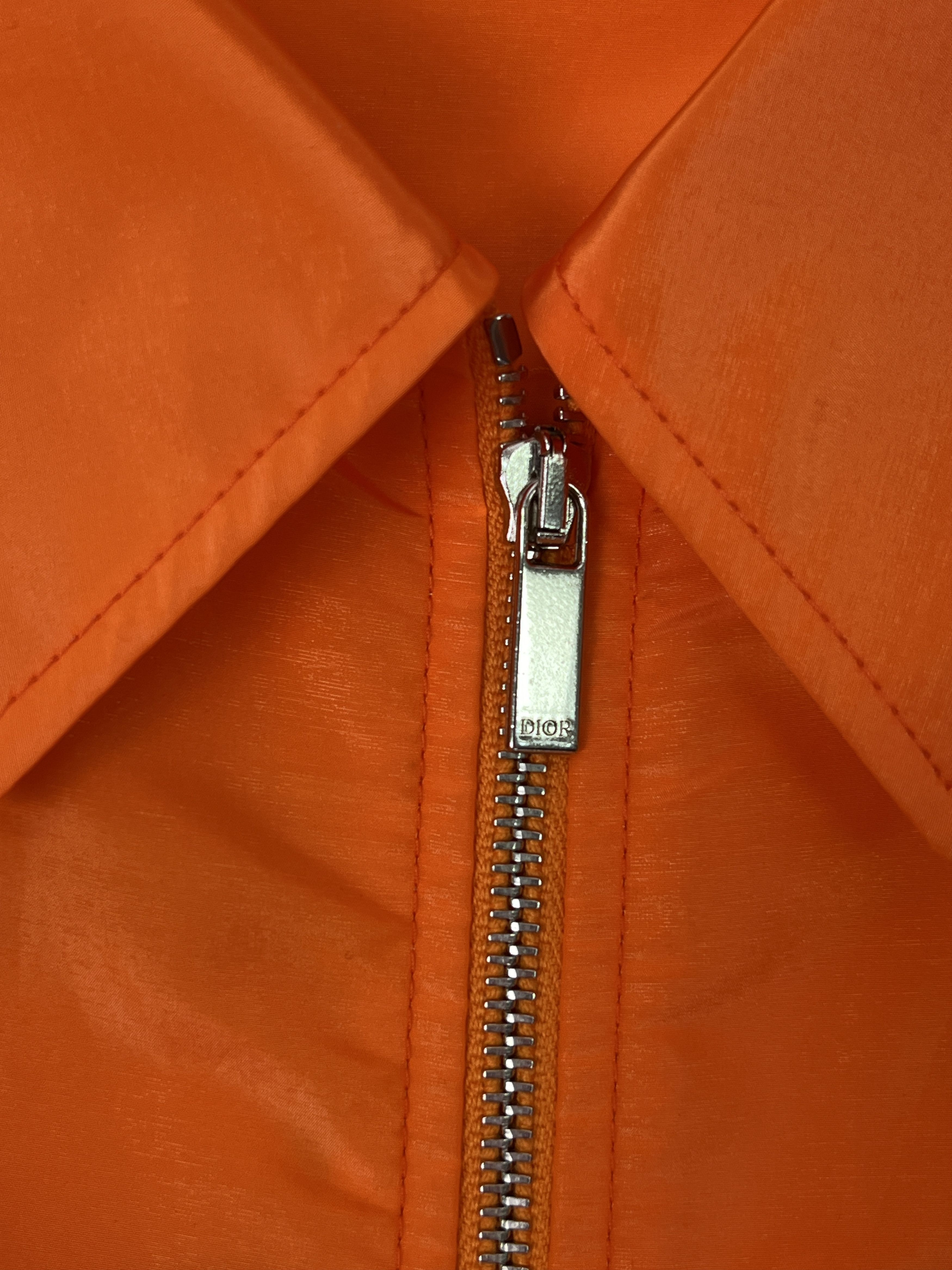 Dior Dior Orange Zip Up Jacket Size XL / US 12-14 / IT 48-50 - 4 Thumbnail