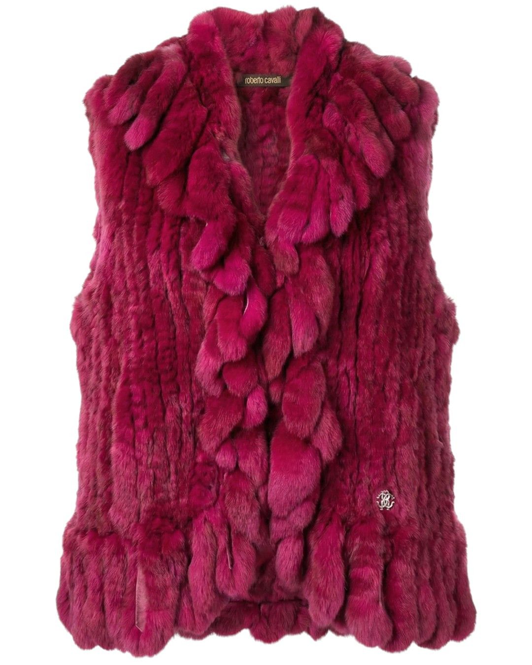 Roberto Cavalli REX RABBIT FUR VEST Size S / US 4 / IT 40 - 1 Thumbnail