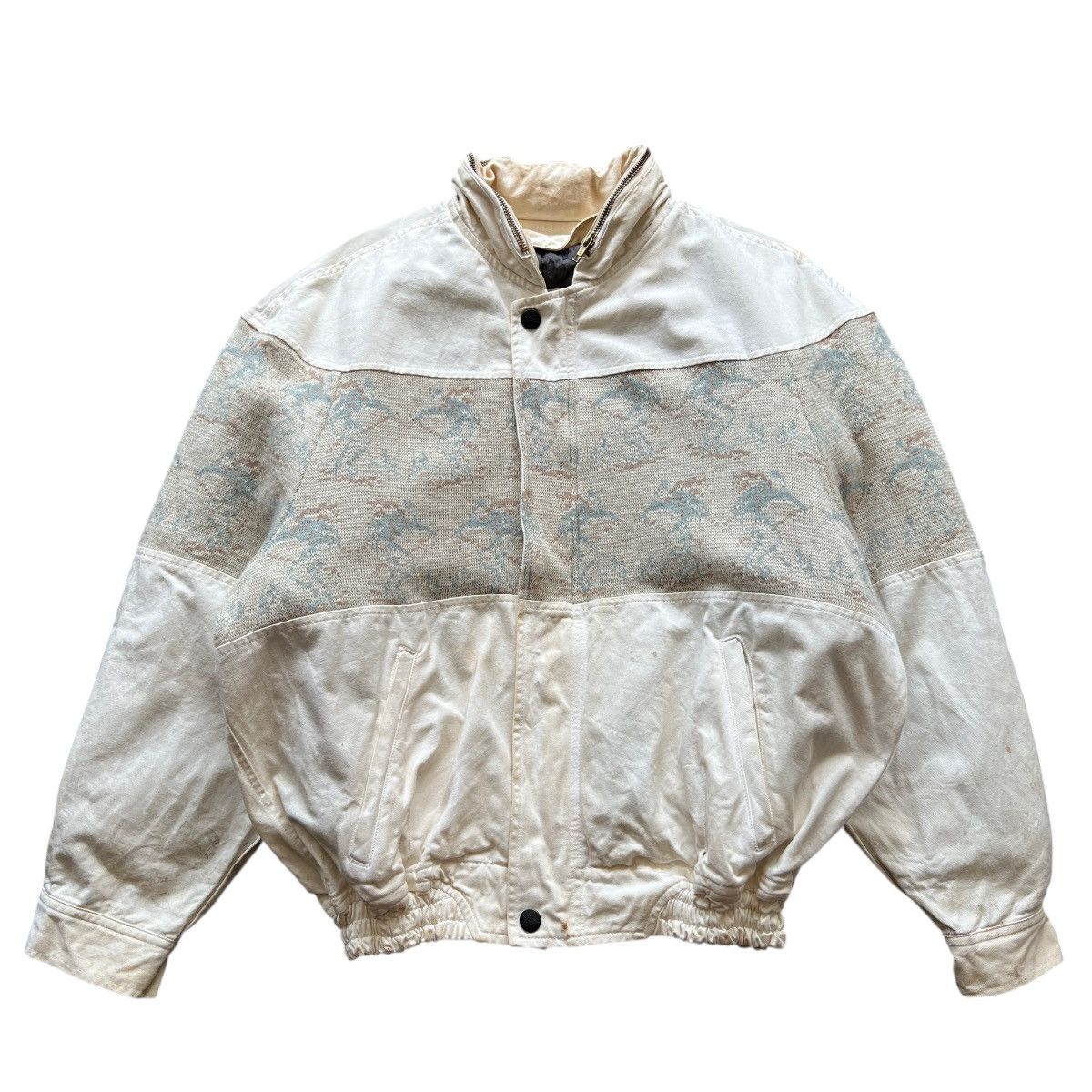 Boneville 80s 90s Boneville Navy Arctic Bomber Hoodie Jacket Size US M / EU 48-50 / 2 - 4 Thumbnail