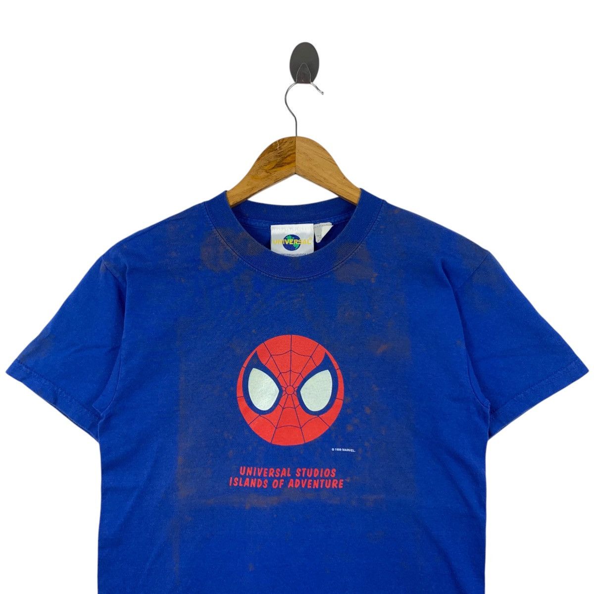 Vintage Vintage SPIDERMAN 1999 Marvel Logo Print Universal Shirt Size US S / EU 44-46 / 1 - 2 Thumbnail