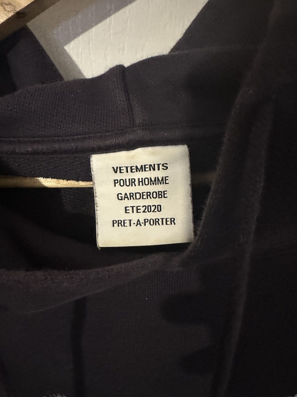 Vetements Vetements Anarchy Gothic Logo Hoodie Size US M / EU 48-50 / 2 - 5 Thumbnail