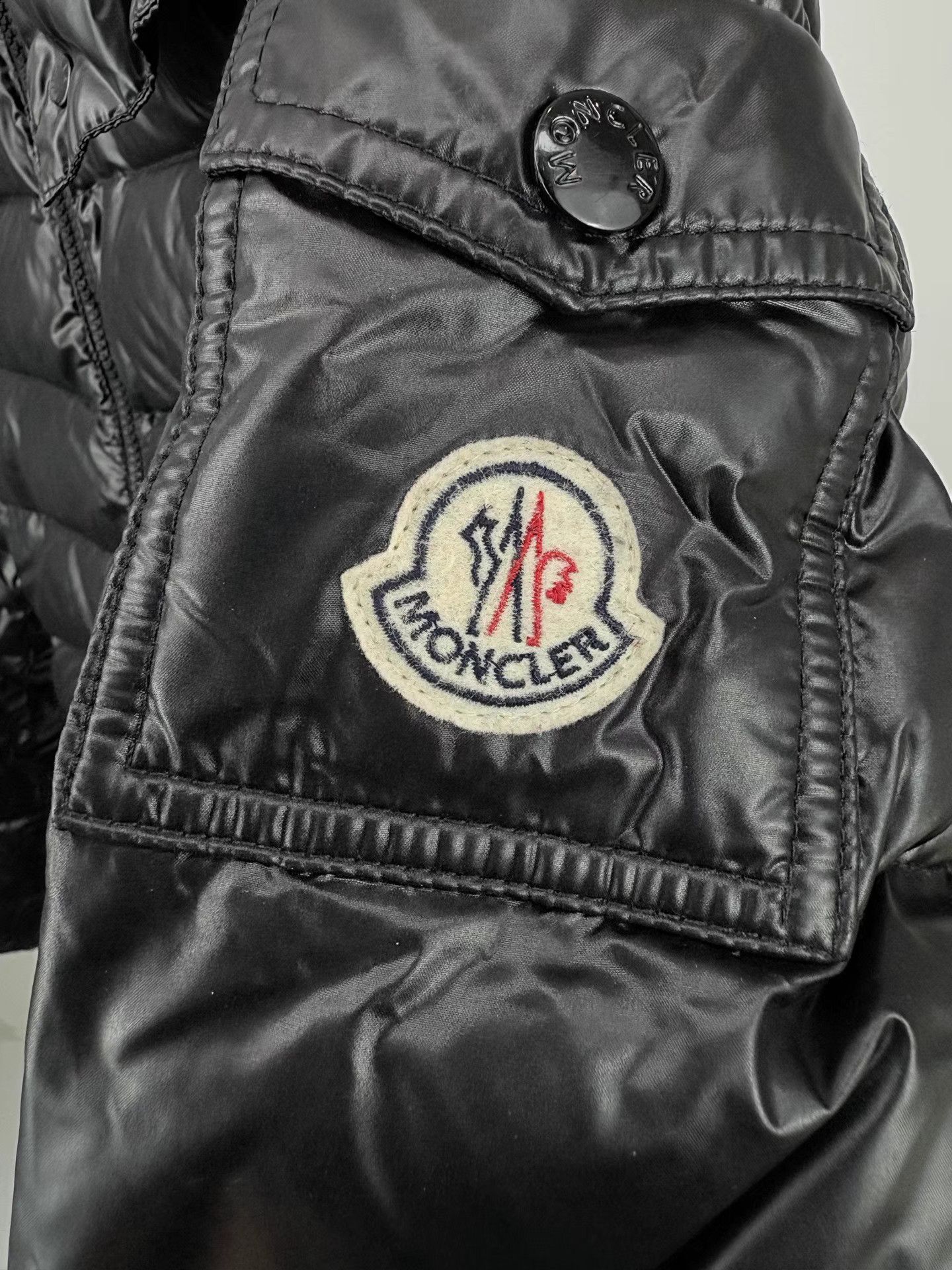 Moncler MONCLER MOKA Logo Long Shiny Down Jacket Size XS / US 0-2 / IT 36-38 - 3 Thumbnail