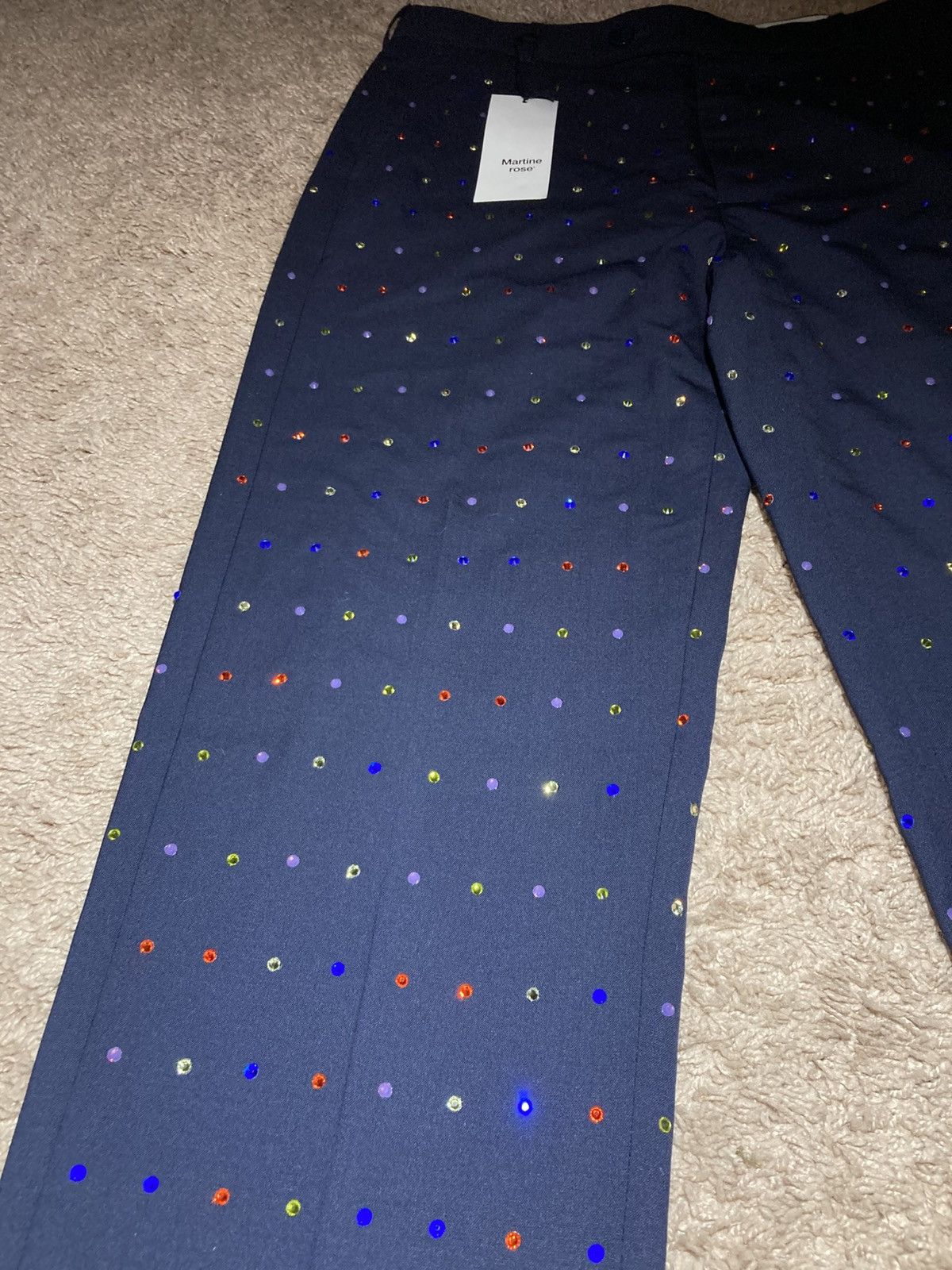 Martine Rose New AW21 Martine Rose Rhinestone Jewel Tailored Suit Pants Size US 30 / EU 46 - 3 Thumbnail