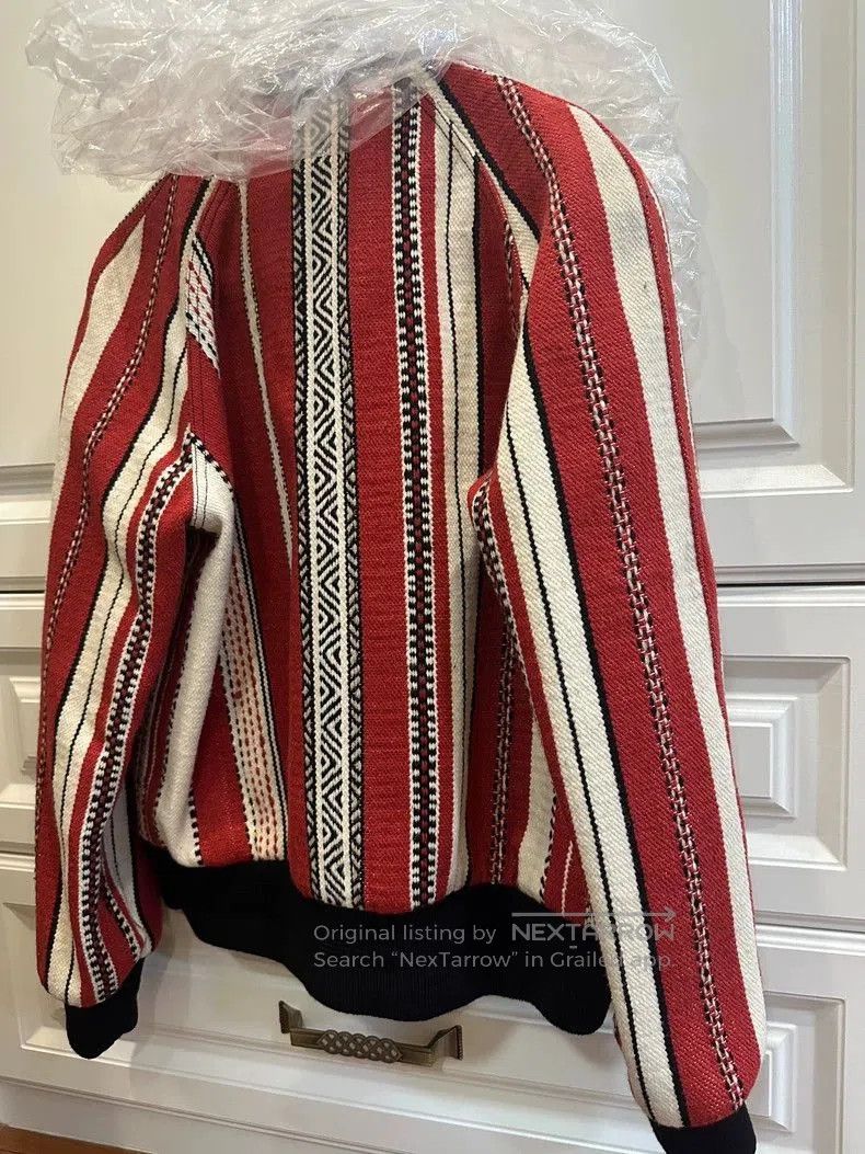Yves Saint Laurent YSL Striped Bomber Jacket. Size S / US 4 / IT 40 - 2 Thumbnail
