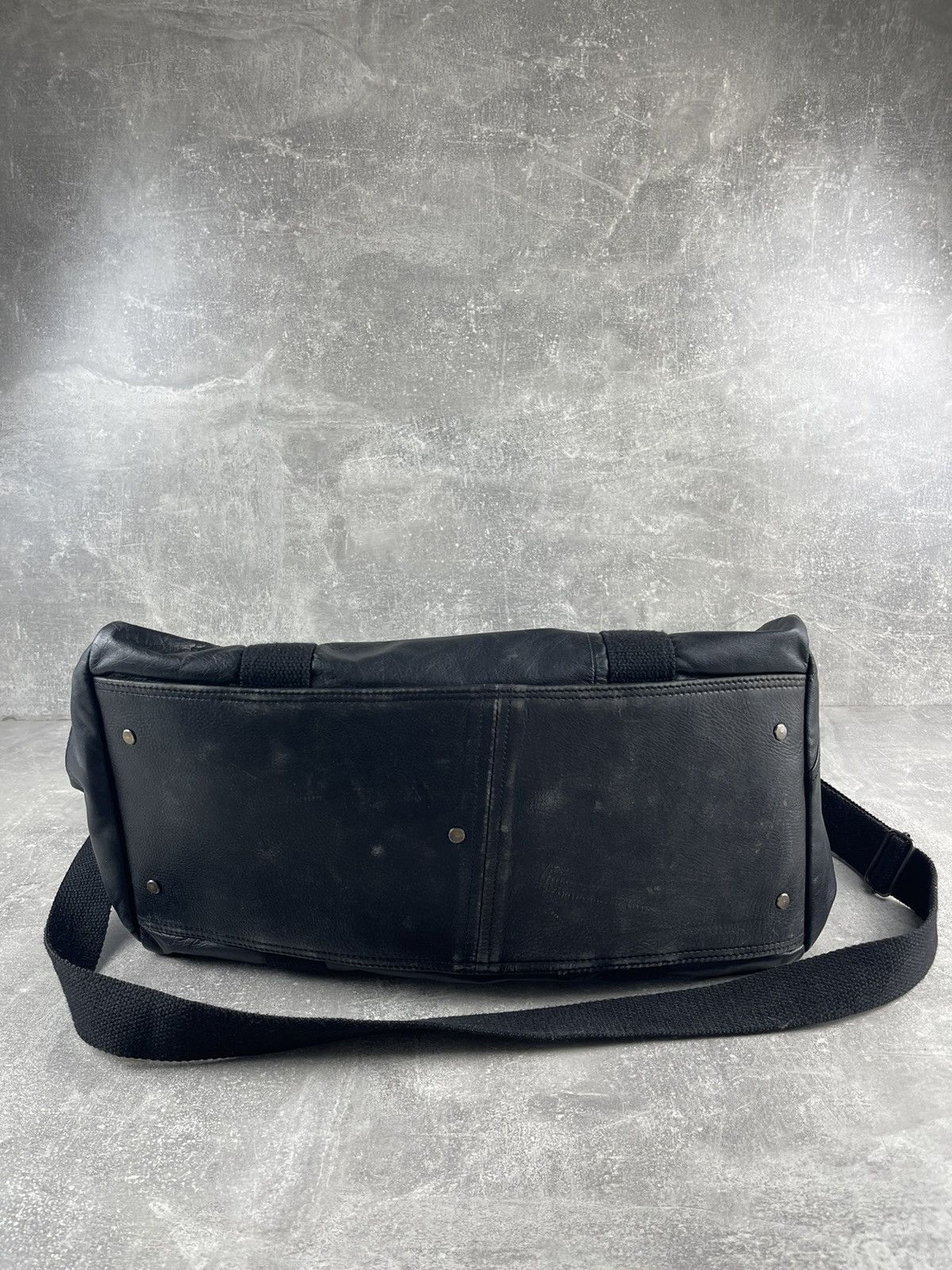 Japanese Brand × Vintage Ark Reworks Handmade Travel Bag Strap Leather Bag Size ONE SIZE - 9 Thumbnail