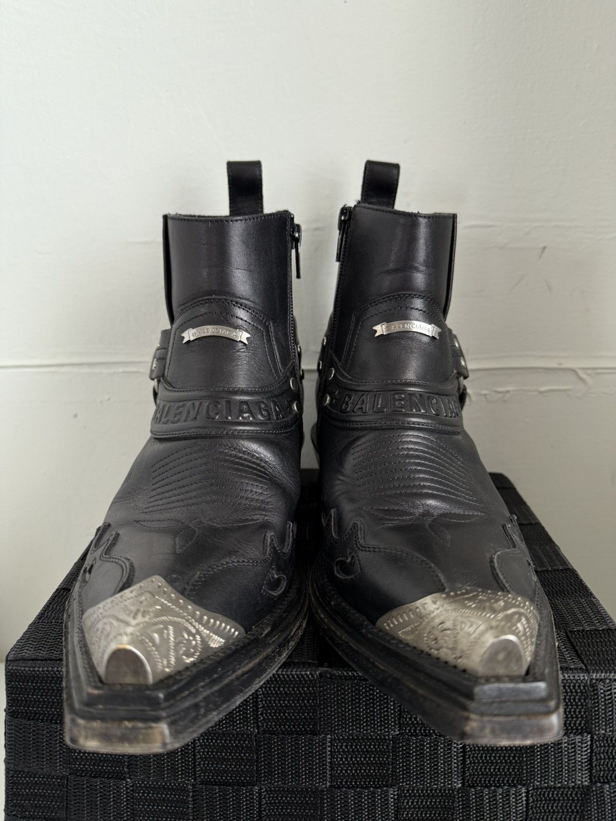 Balenciaga Balenciaga Santiag Boots Size US 6 / IT 36 - 2 Thumbnail