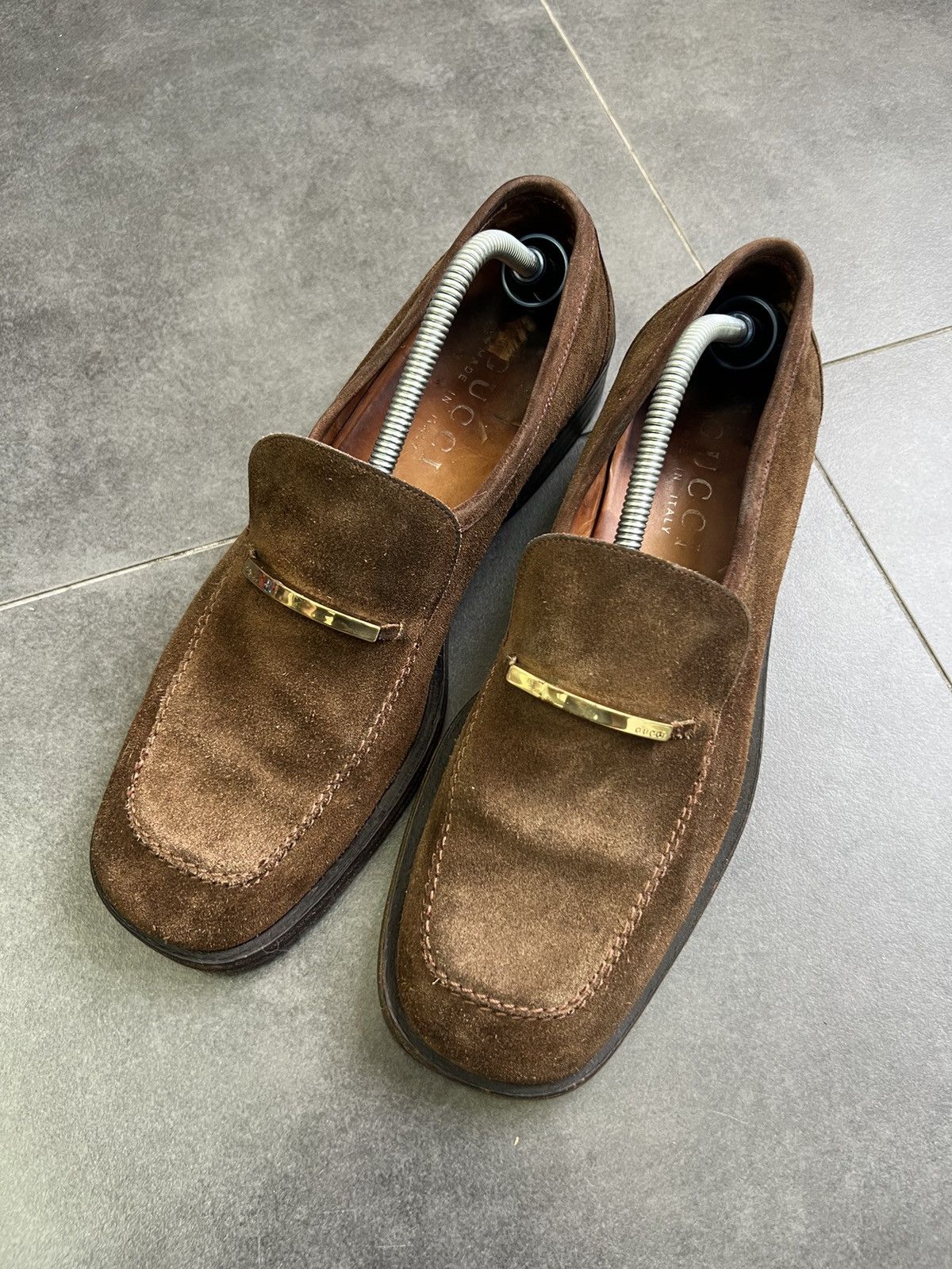 Gucci Gucci suede leather loafers Tom Ford era Size US 10.5 / EU 43-44 - 1 Thumbnail