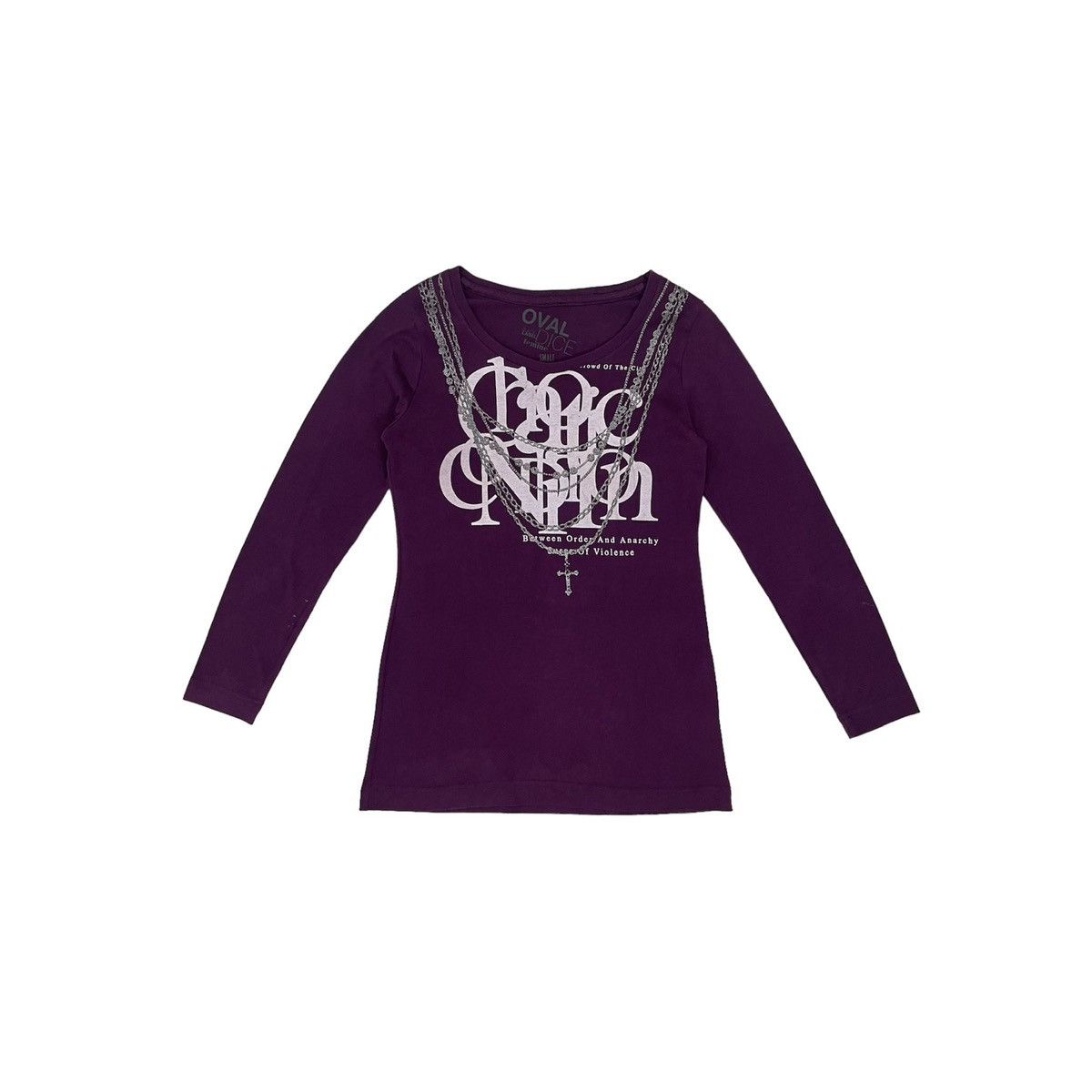 If Six Was Nine × Japanese Brand × Yasuyuki Ishii Oval cross necklace longsleeve yasuyuki ishii styled Size S / US 4 / IT 40 - 1 Thumbnail