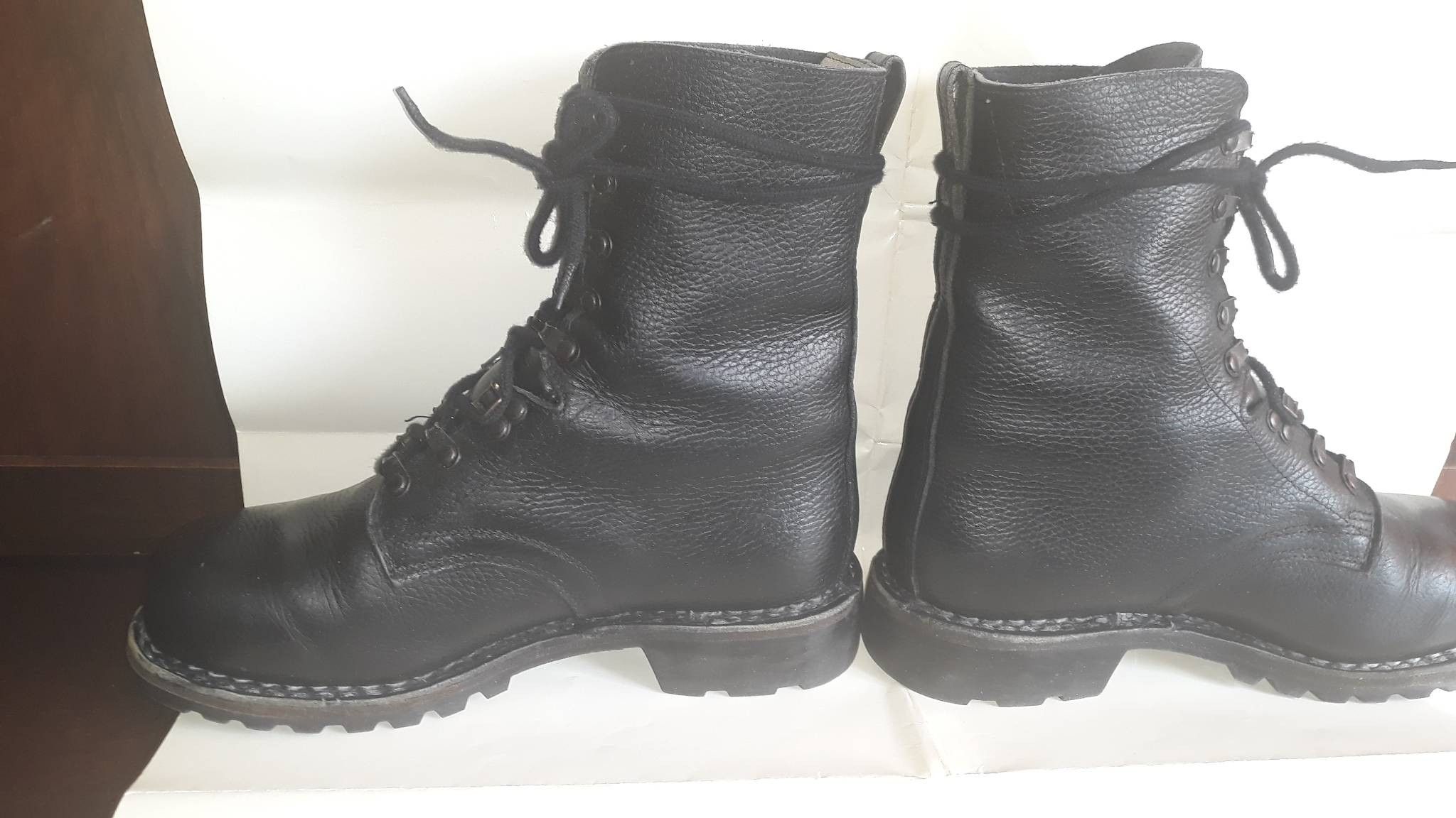 Vintage RARE Vintage 70s Kampfstiefel 77 ARMY BOOTS, 26,0 Size US 7.5 / EU 40-41 - 6 Thumbnail