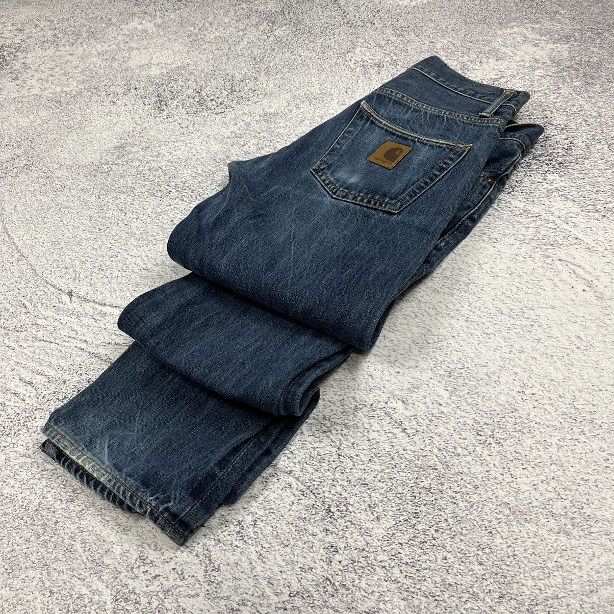 Carhartt × Vintage Carhartt Klondike denim pants workwear Size US 31 - 1 Thumbnail