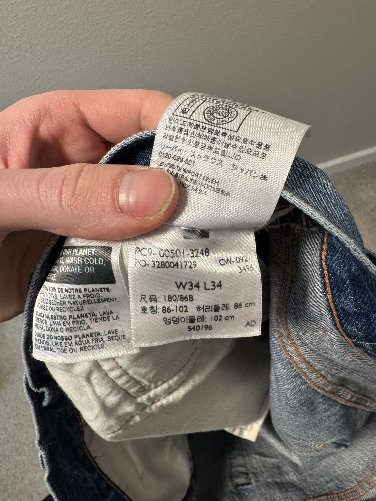 Levi's Levis 501 Premium Paint Splatter sizs 34x34 Size US 34 / EU 50 - 5 Thumbnail