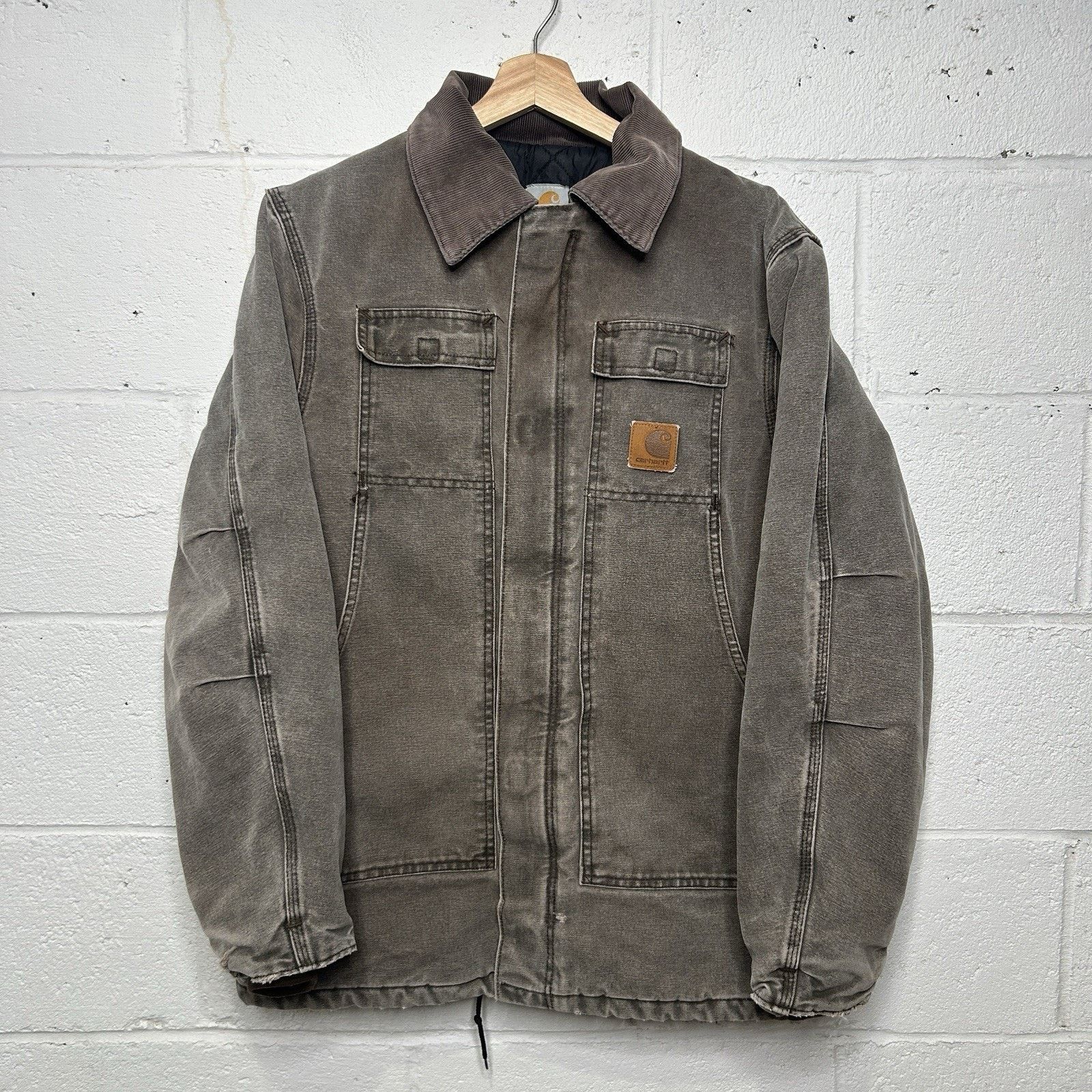 Carhartt Vintage Faded Carhartt Quilted Artic Jacket “Chestnut” C26 Size US M / EU 48-50 / 2 - 1 Thumbnail