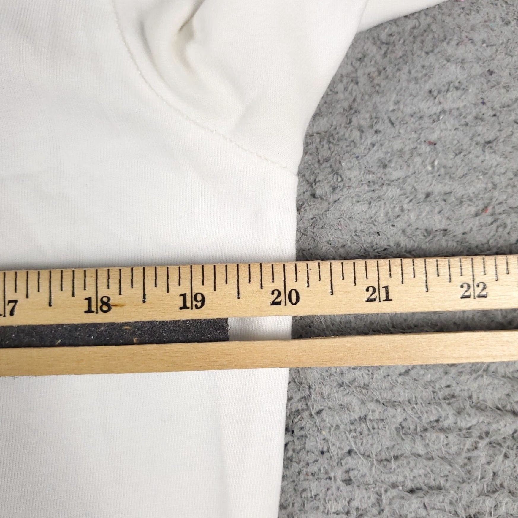 Tommy Hilfiger Tommy Hilfiger Sweater Womens Large White Crew Neck Pullover Long Sleeve Cotton Blend Casual Fall Winter * Size L / US 10 / IT 46 - 7 Thumbnail
