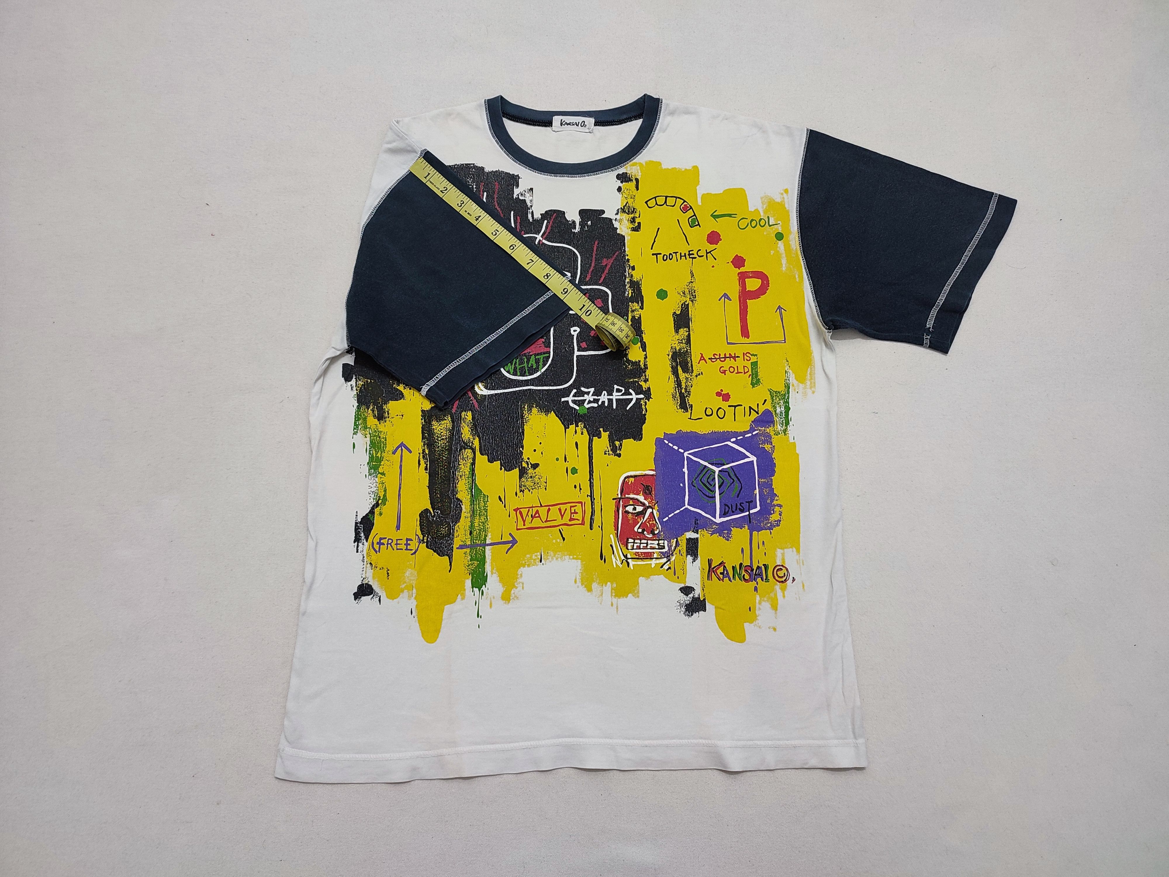 Jean-Michel Basquiat × Kansai Yamamoto Rare Archive Kansai 02 x Jean-Michel Basquiat Pop Art Tee Size US L / EU 52-54 / 3 - 5 Thumbnail