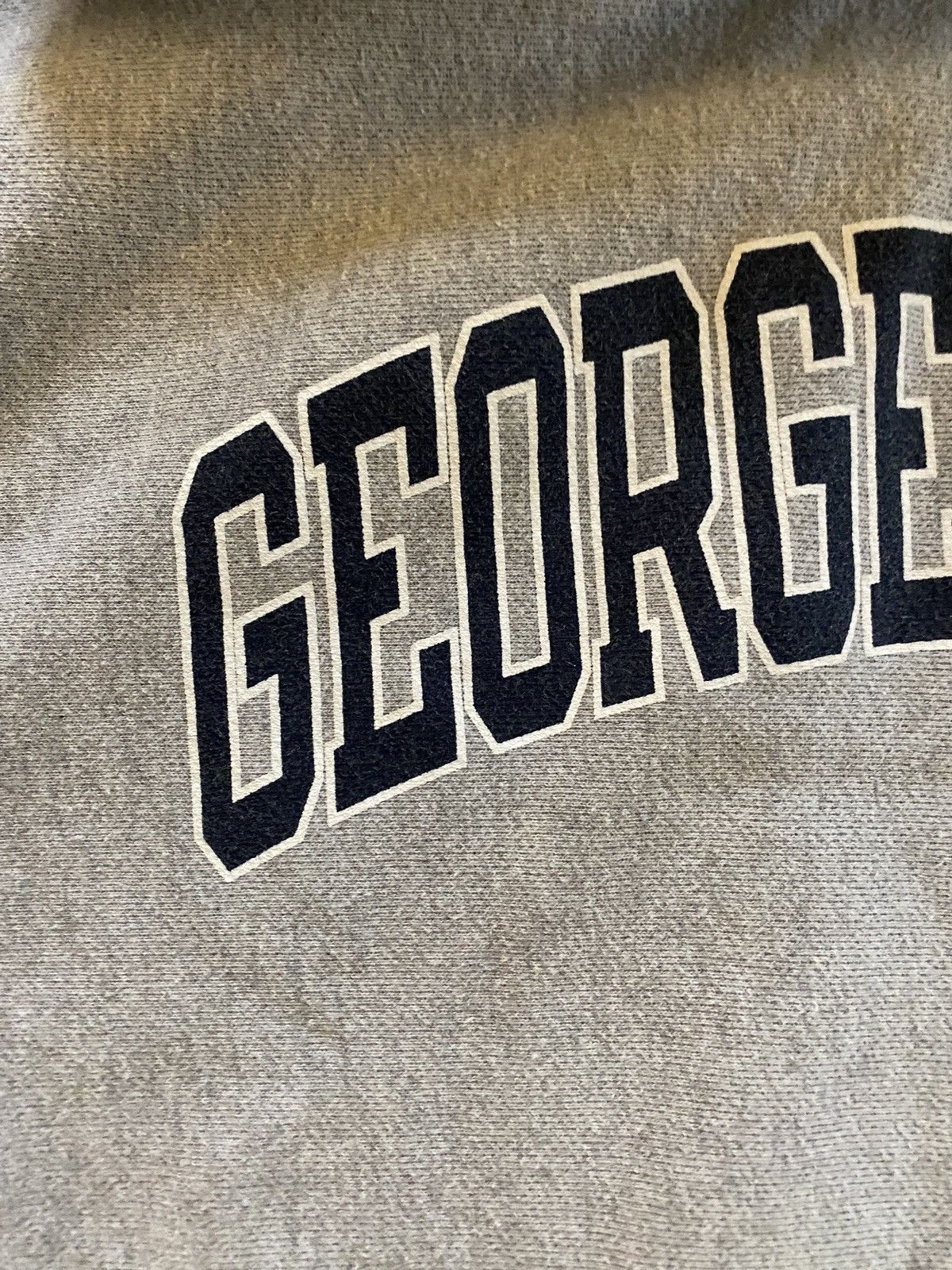 Champion × Vintage Vintage 90’s Champion Reverse Weave Georgetown Hoodie Size US XXL / EU 58 / 5 - 4 Thumbnail