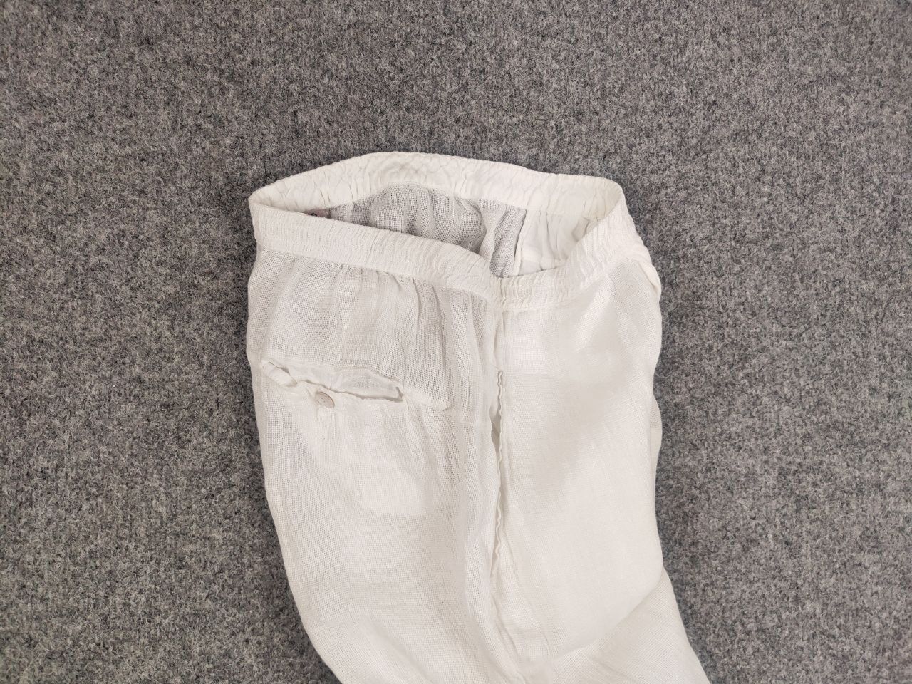 Transit Transit Par Such Design classic White Linen Trouser Pants Size 30" / US 8 / IT 44 - 12 Thumbnail