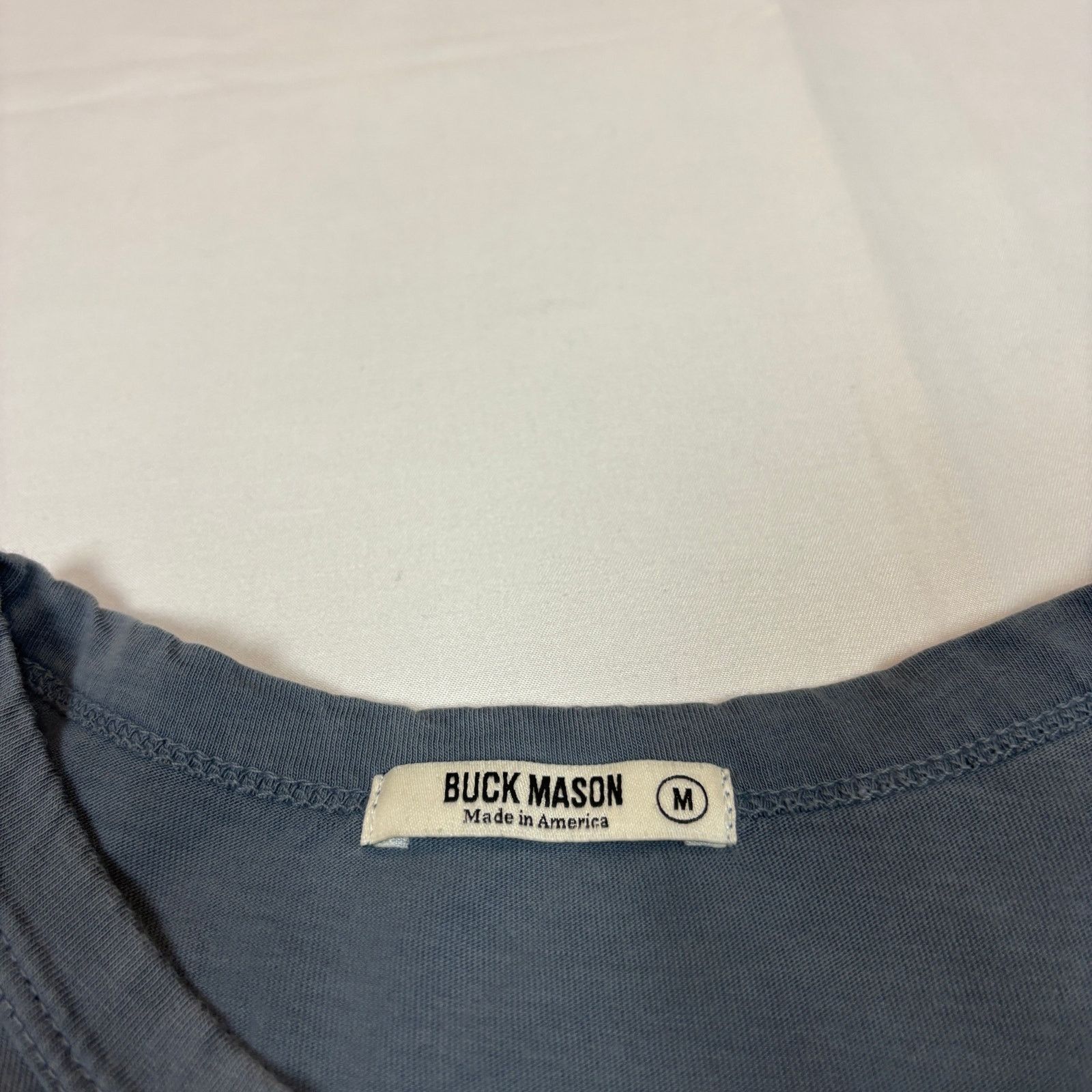 Buck Mason Buck Mason Curved Hem Slub Cotton Short Sleeve T Shirt M Size US M / EU 48-50 / 2 - 6 Thumbnail