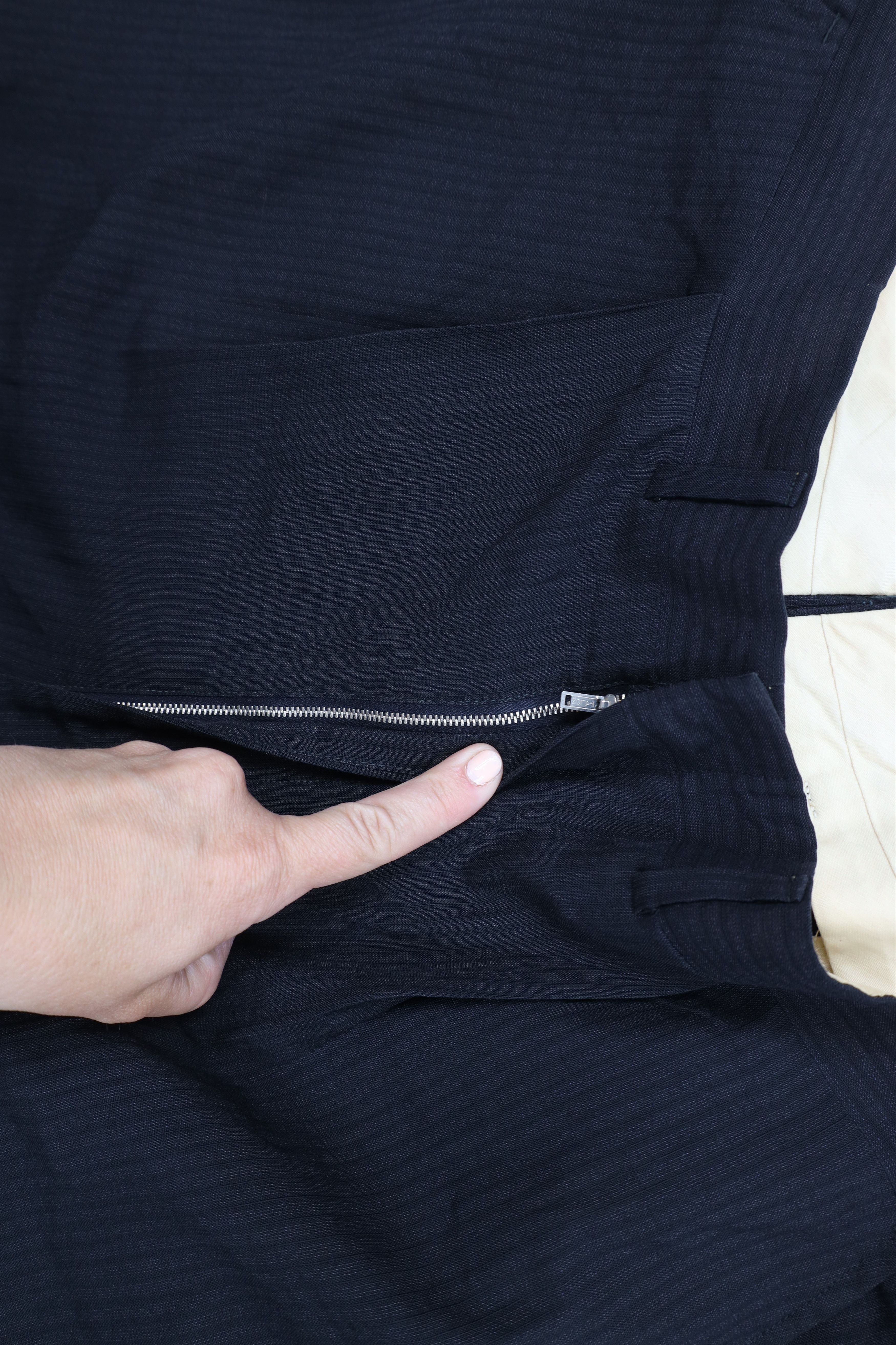 Vintage Vintage 50s Rockabilly Gabardine Wide Leg Chino Pants Size US 38 / EU 54 - 5 Thumbnail