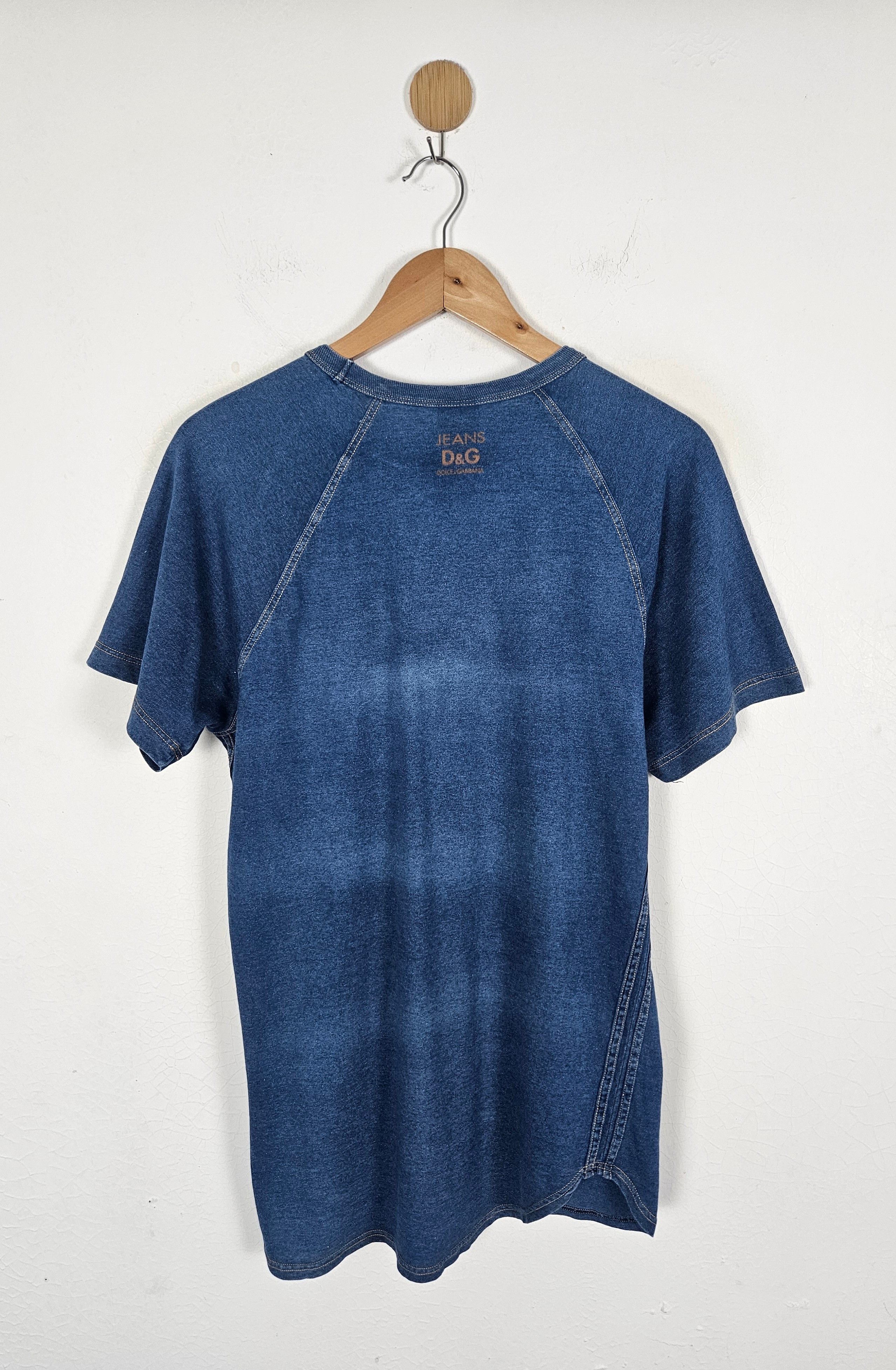 Dolce & Gabbana Dolce & Gabbana D&G Jeans denim tee shirt Size US L / EU 52-54 / 3 - 3 Thumbnail