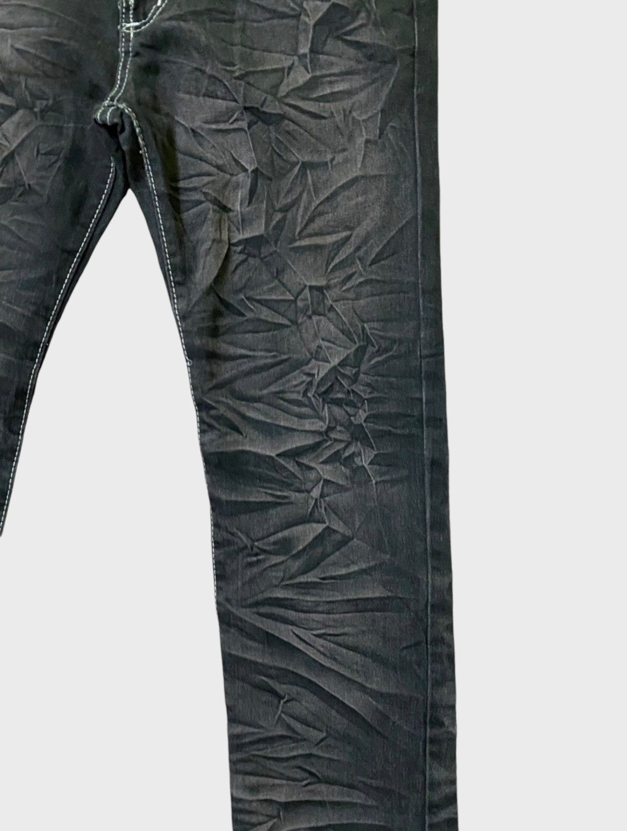 Designer × Japanese Brand × Vintage Rare ICE POINT EMBROIDERED LOGO ACID WASH DESIGN DENIM Size US 30 / EU 46 - 6 Thumbnail
