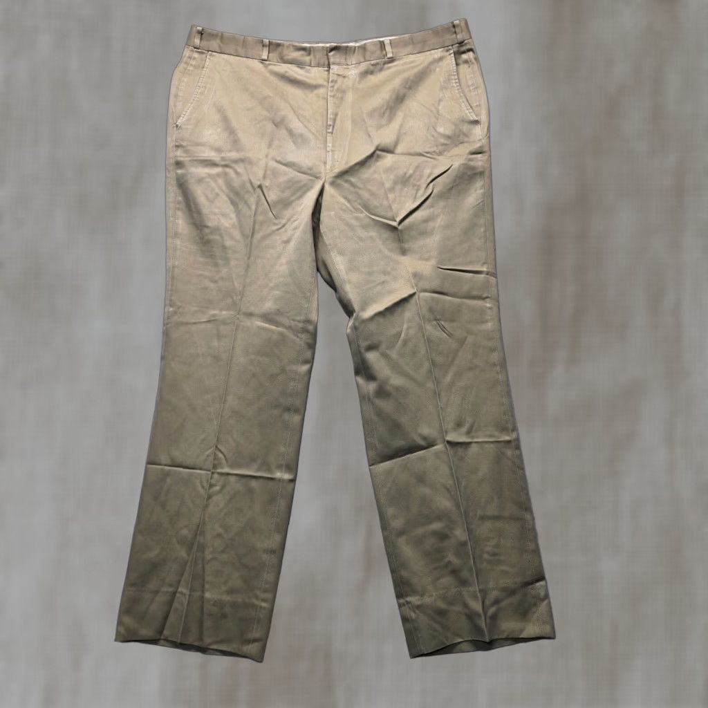 Vintage Berke B Men's Dress Pants Work Trouser Beige 38 x 28 Size US 38 / EU 54 - 1 Thumbnail