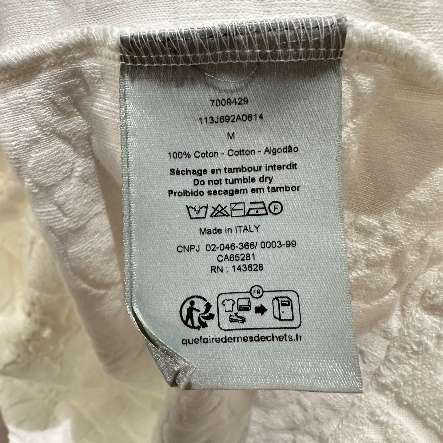 Dior Dior apr717 Monogram Cotton Short Sleeve Tee M Size M / US 6-8 / IT 42-44 - 4 Thumbnail