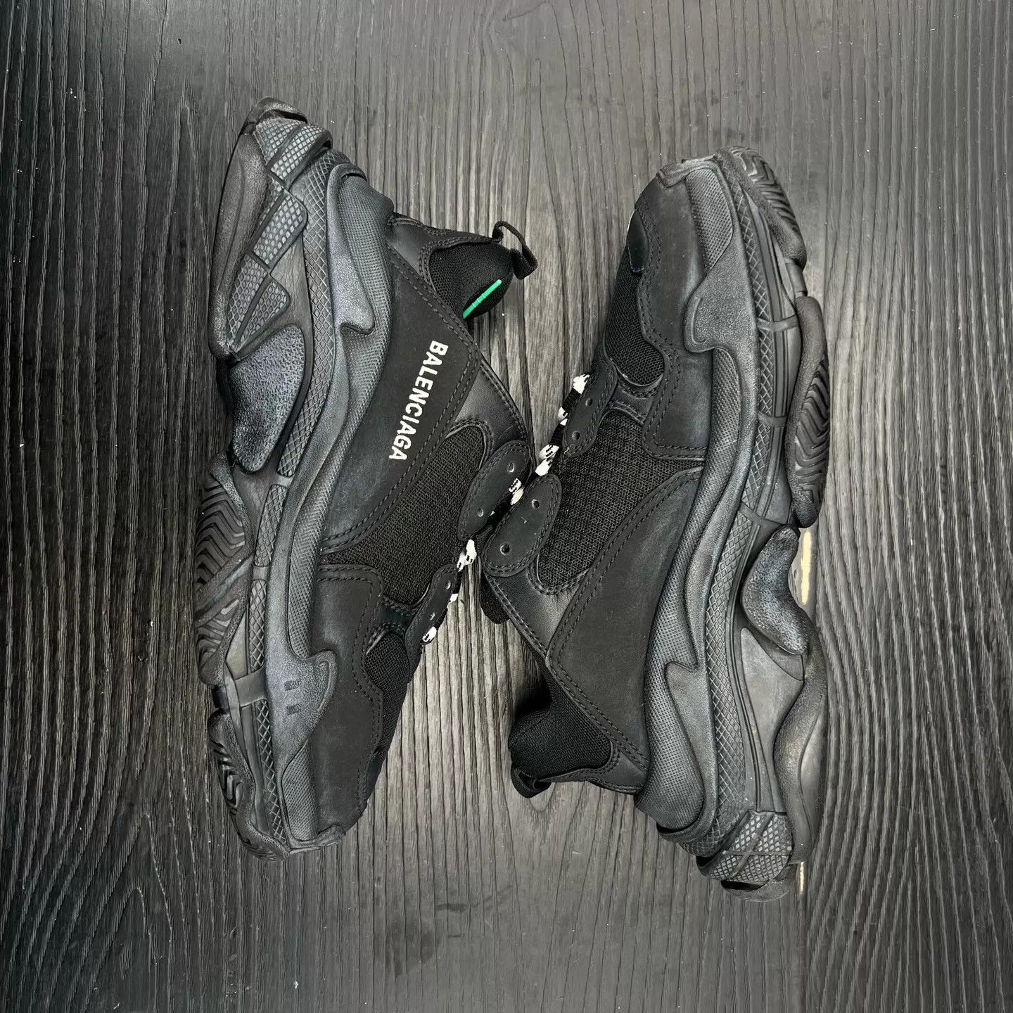 Balenciaga Balenciaga Triple S Black 39 Size US 6 / EU 39 - 3 Thumbnail