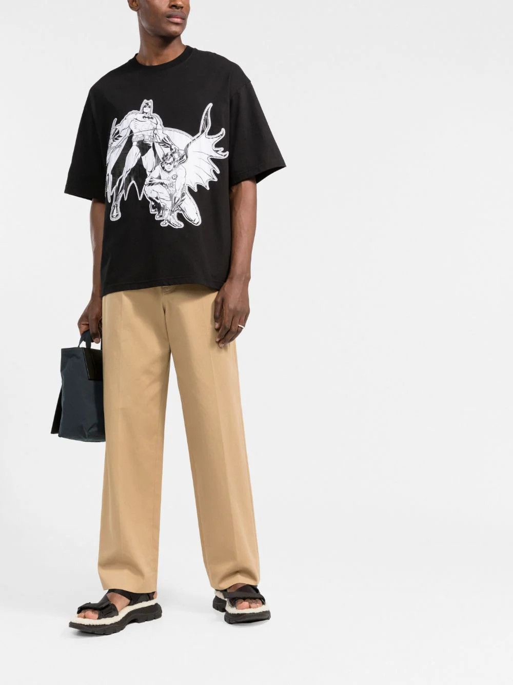 Lanvin o1y0225 Crewneck T-Shirt in Black/White Size US S / EU 44-46 / 1 - 5 Thumbnail