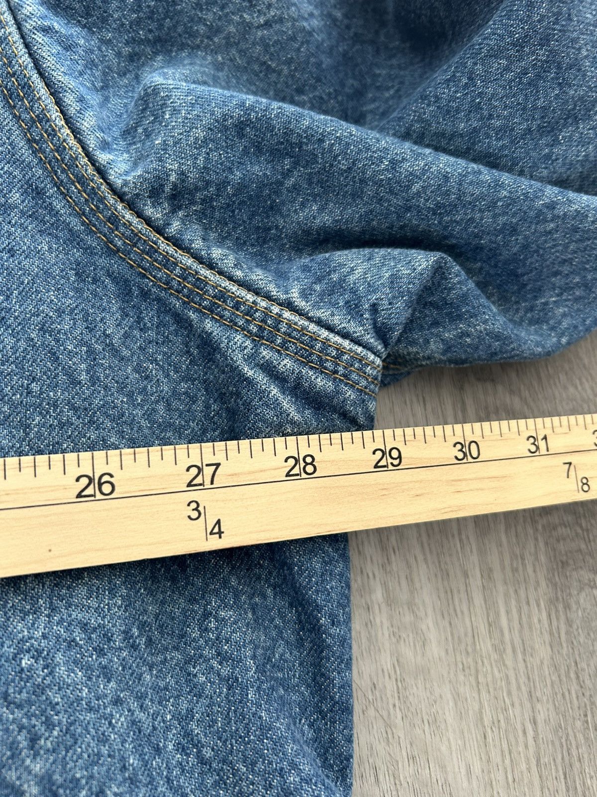 Carhartt Vintage 90s Carhartt blue denim chore barn coat jacket Size US XXL / EU 58 / 5 - 5 Thumbnail