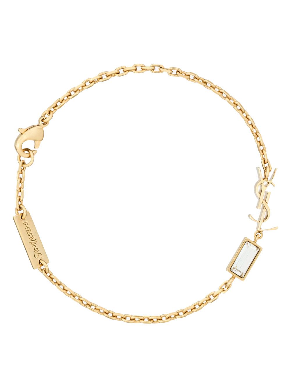 Cassandre Charm Bracelet In Metal And Rhinestone, Women's