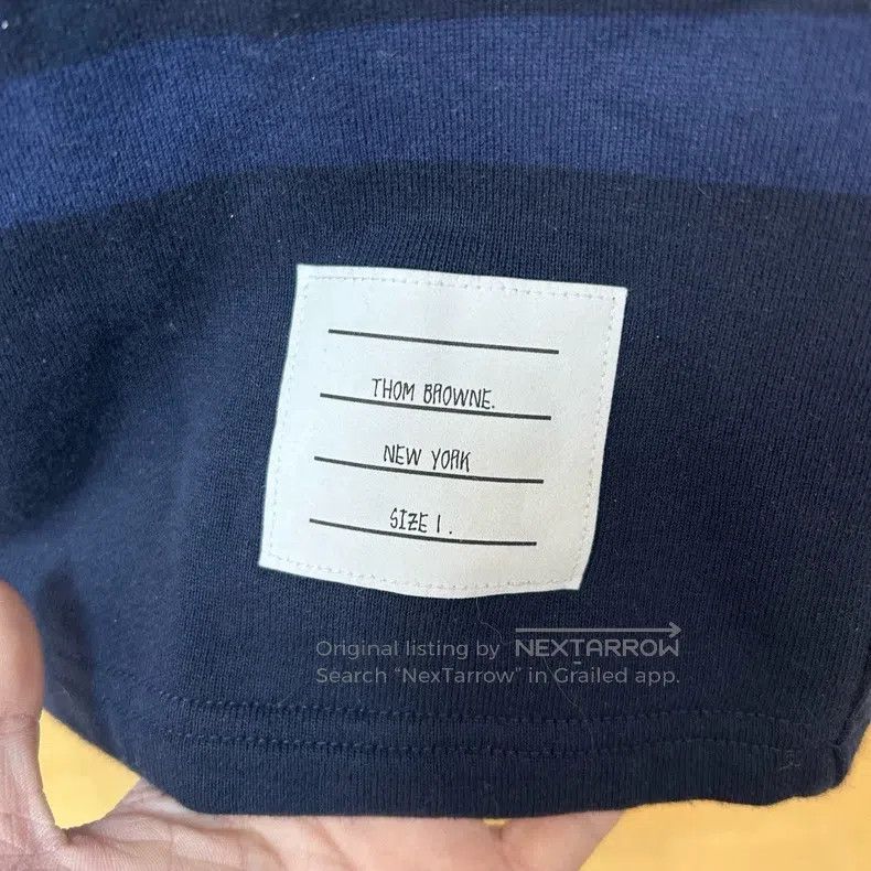 Thom Browne Thom Browne size 1 Dark Blue Classic Striped Cotton Shorts Size US 30 / EU 46 - 3 Thumbnail
