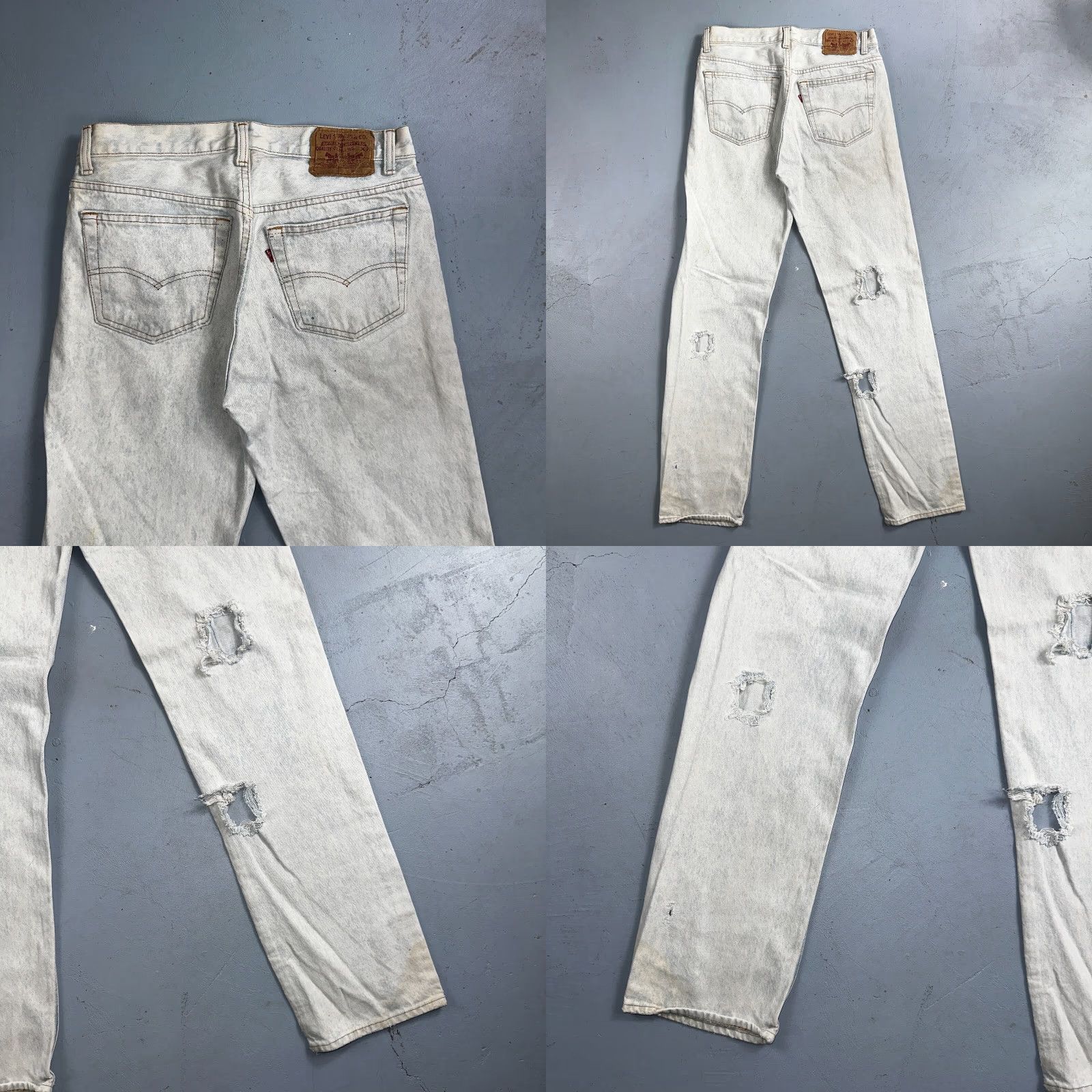 Levi's VINTAGE Levi's 501 Jeans 32x34 Light Blue 90s Straight Leg Denim Jeans Men Size 32 Regular Blue 501 Series Mens Size US 32 / EU 48 - 11 Thumbnail